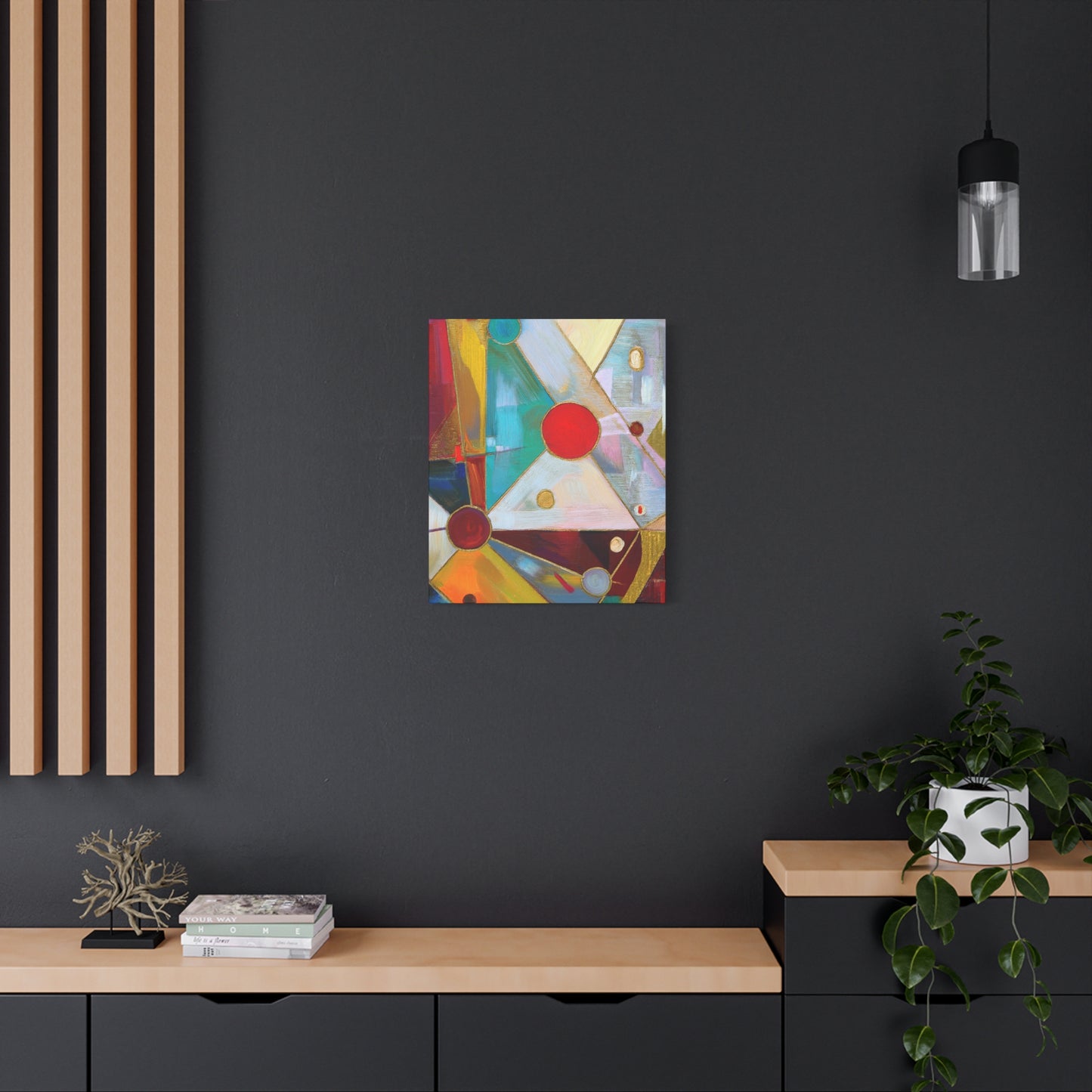 Abstract Oil Painting Print Canvas 20x24,20x30,24x30 24x32,24x36,30x40 32x48,36x48,40x60 Pine-Wood Inner Frame ABS-177