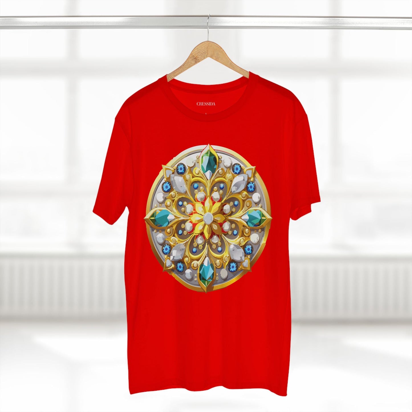 Medallion Graphic T-Shirt Unisex 100 Cotton With Gold Art Design Medal Tee 2