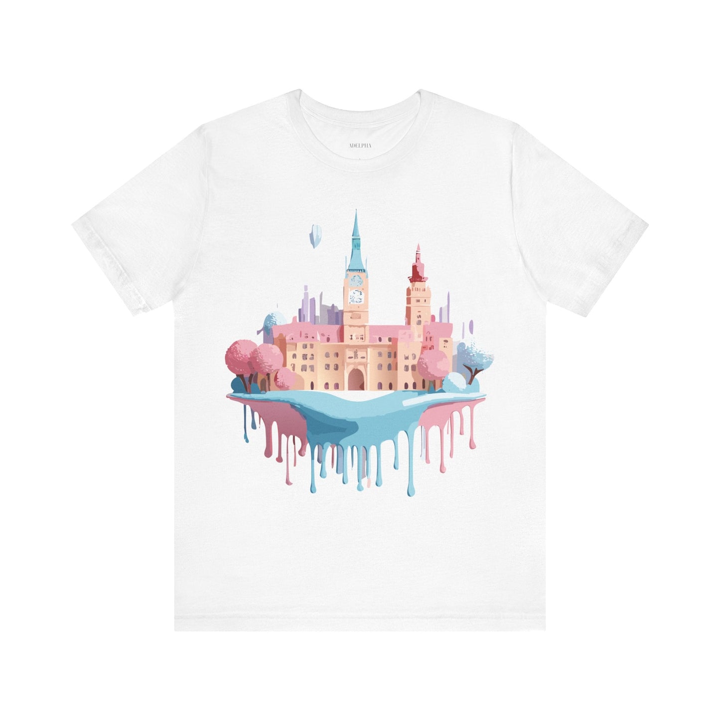 Tourist Shirt Prague Graphic Tee Unisex Jersey Short Sleeve Vintage Style Adelpha