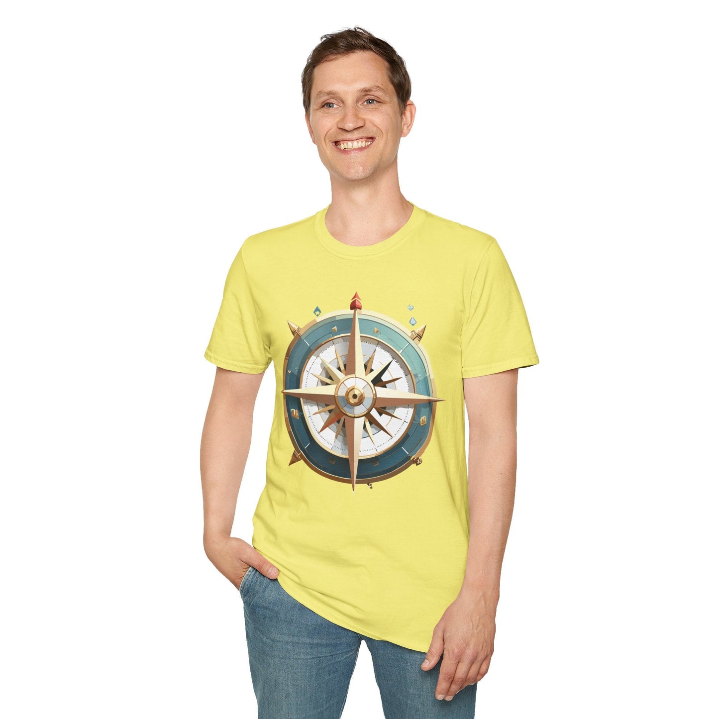 Compass Navigator Graphic Tee Unisex 100 Cotton 26