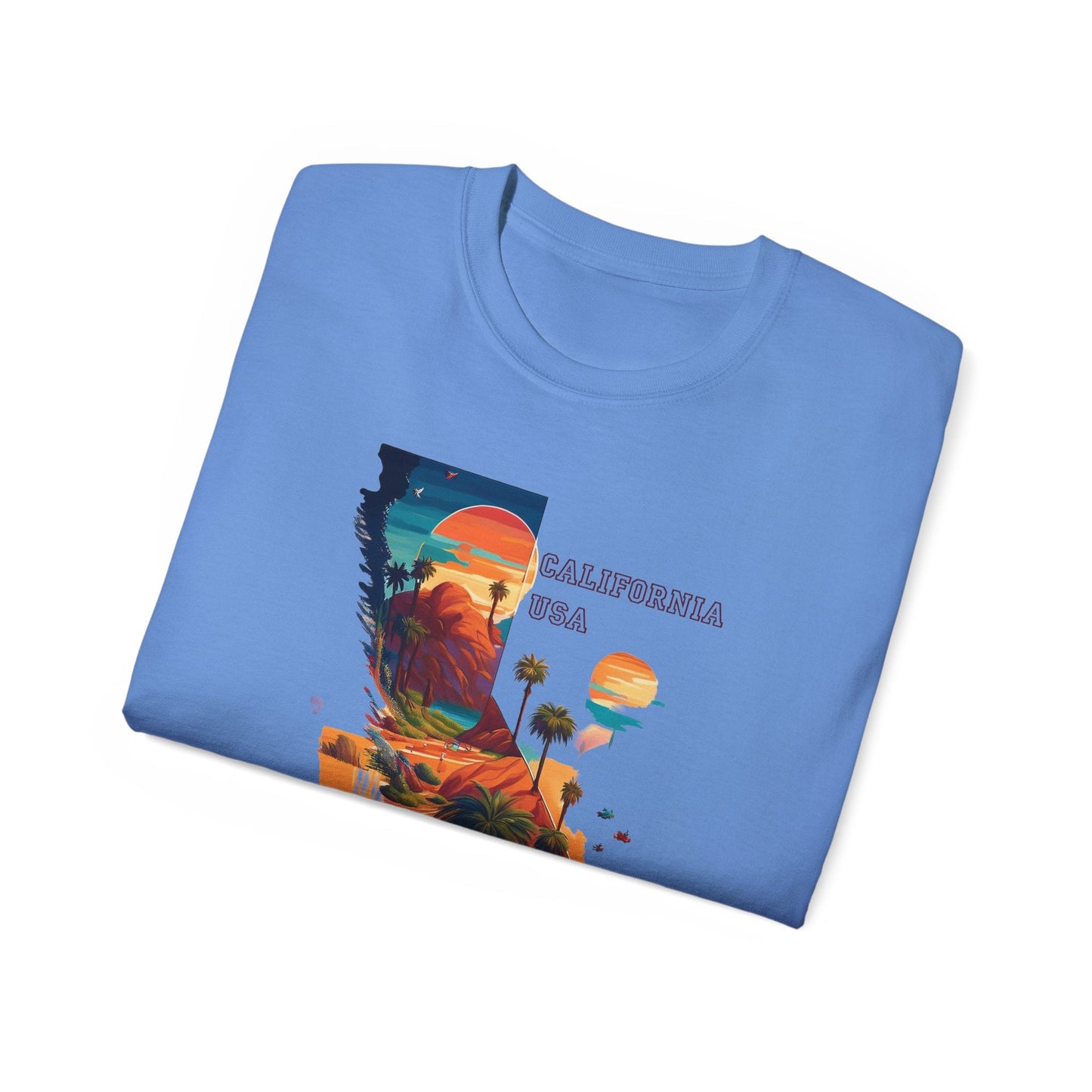 California Graphic Unisex Cotton T‑Shirt 2