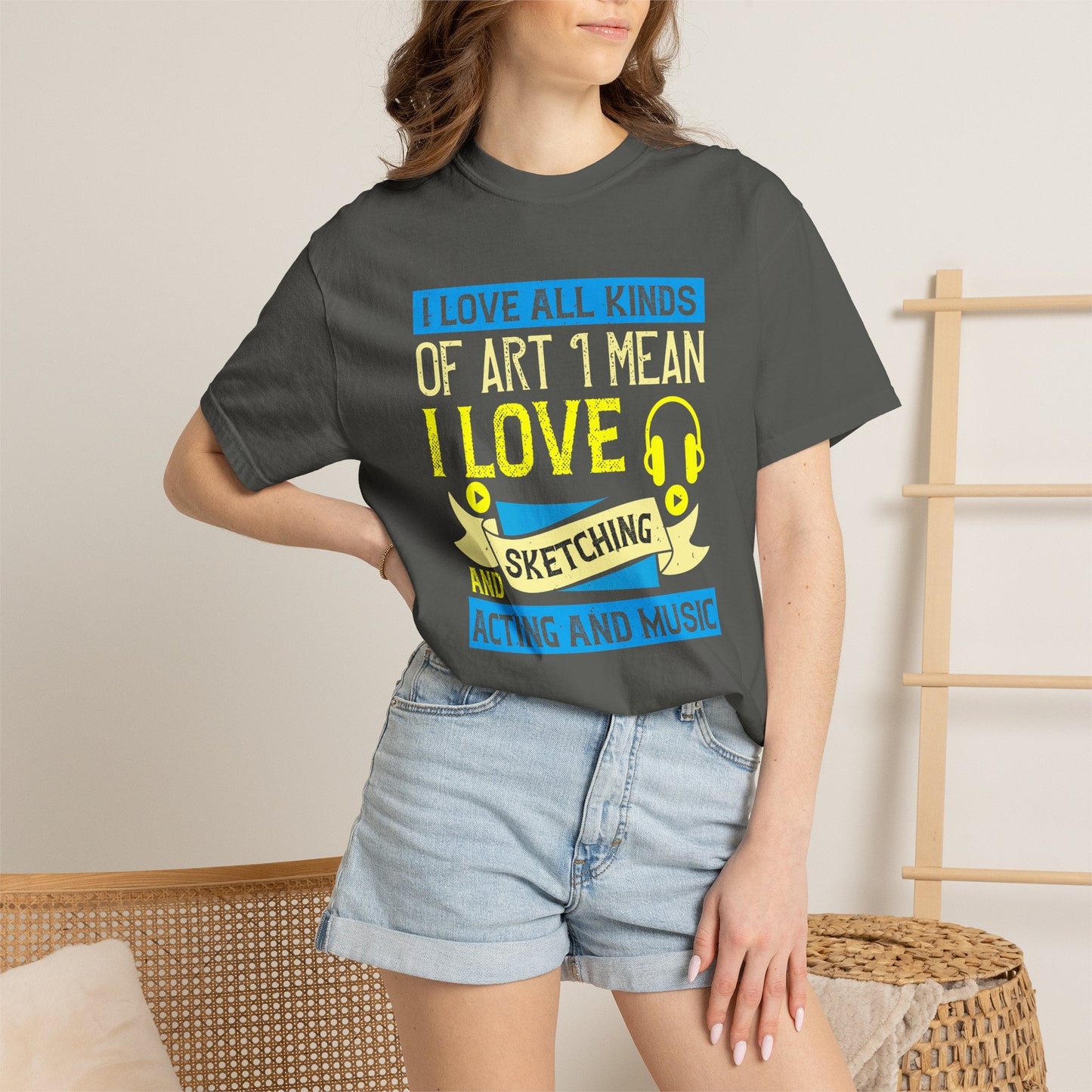 Music Graphic Design Unisex Cotton T-shirt m10