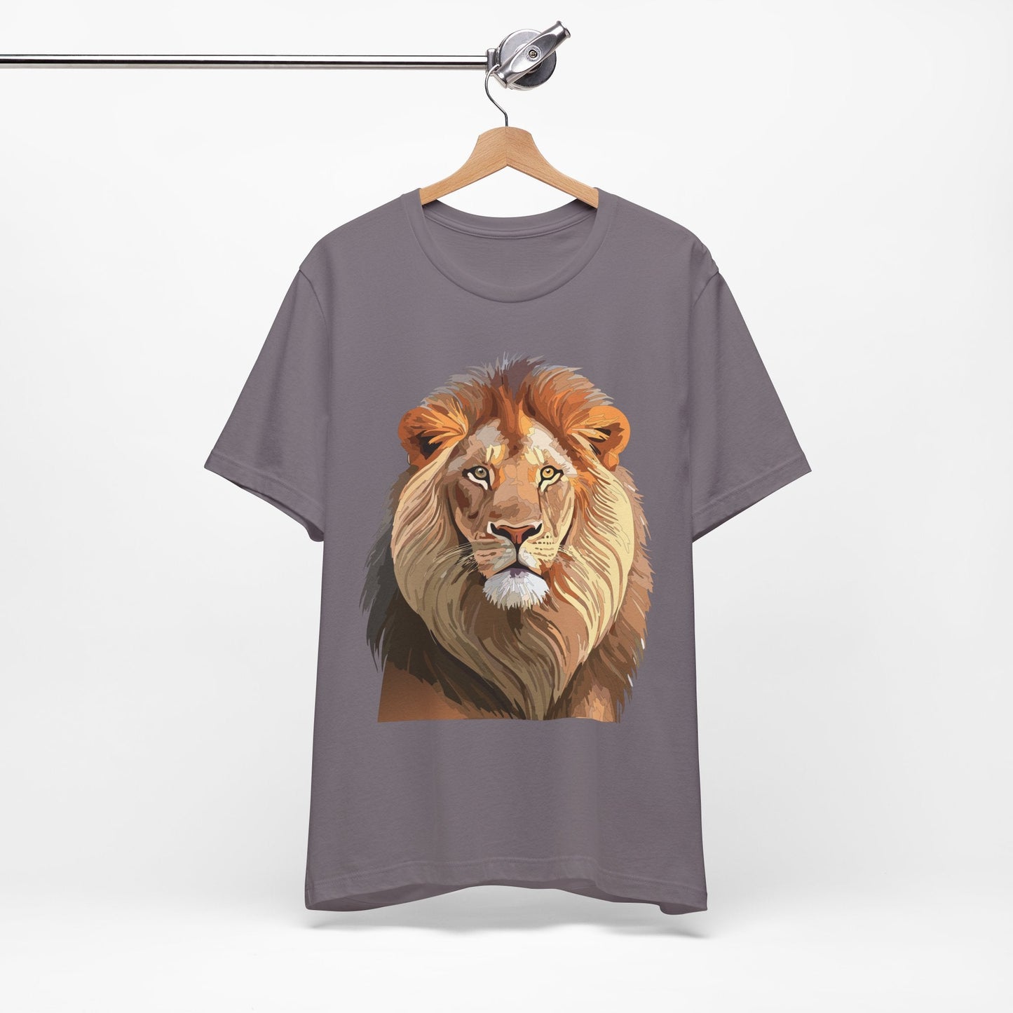 Unisex Animal Graphic Tee Shirt With Wild Animals Art Design For Everyday Wear Casual