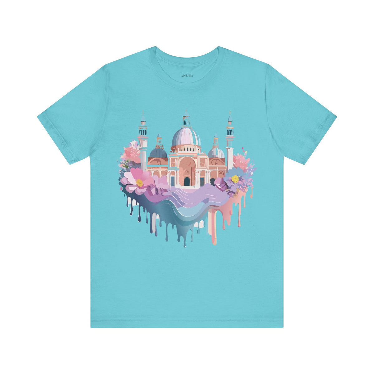 Graphic Unisex Cotton Bella+Canvas Tee Shirt with Venice