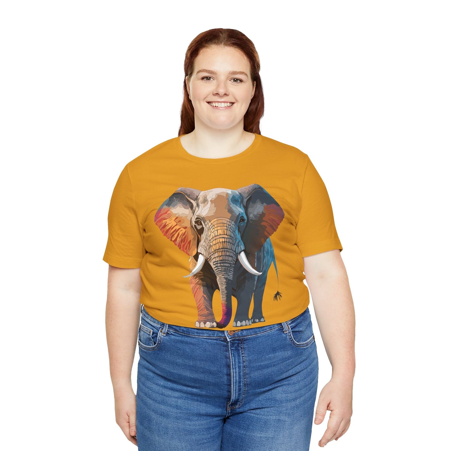 Unisex Animal Shirt With Animals Art Design Graphic Tee Short Sleeve Wild Animals