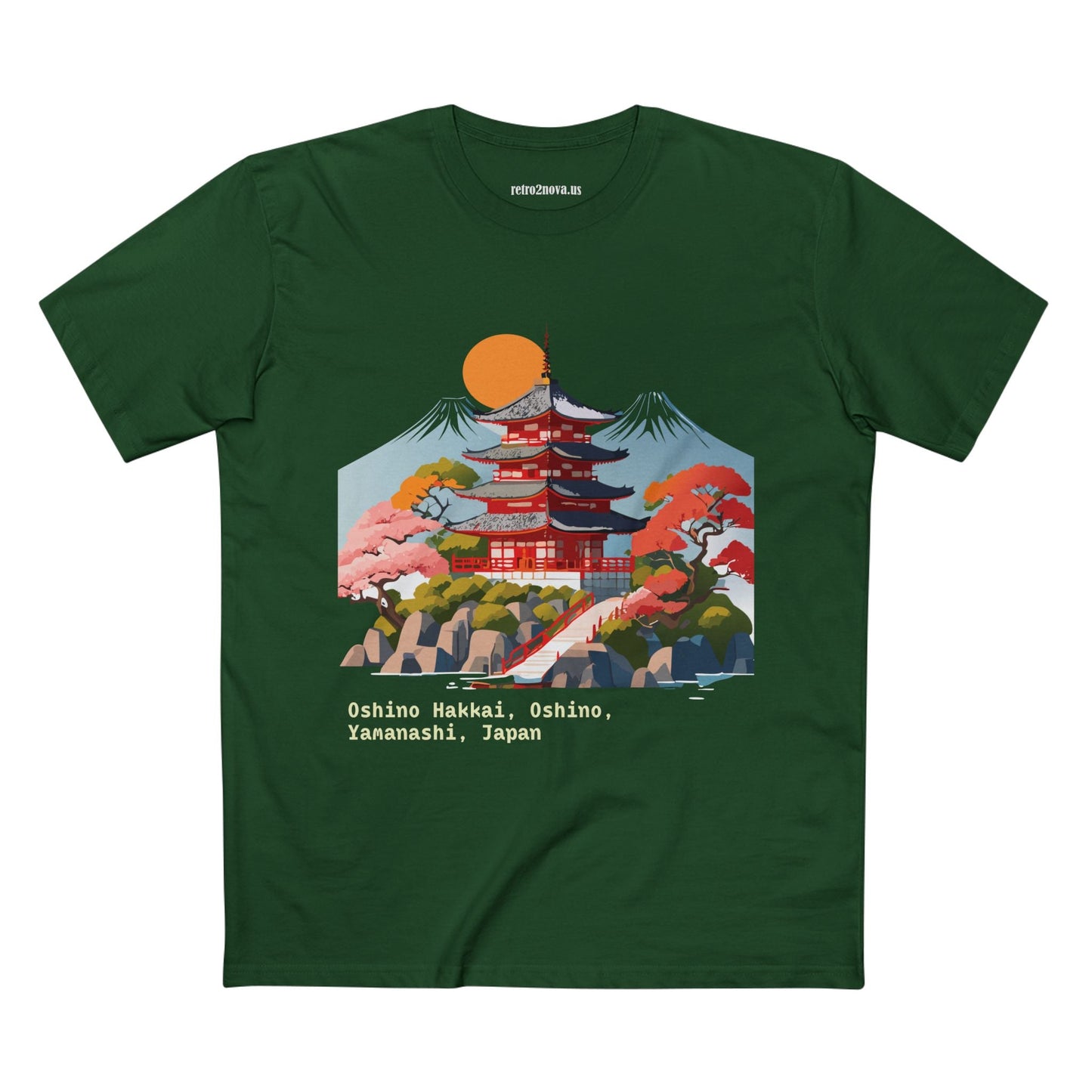Retro2Nova Unisex Cotton Art Tee Travel Shirt Japan Shirt Style Discover Everyday Comfort