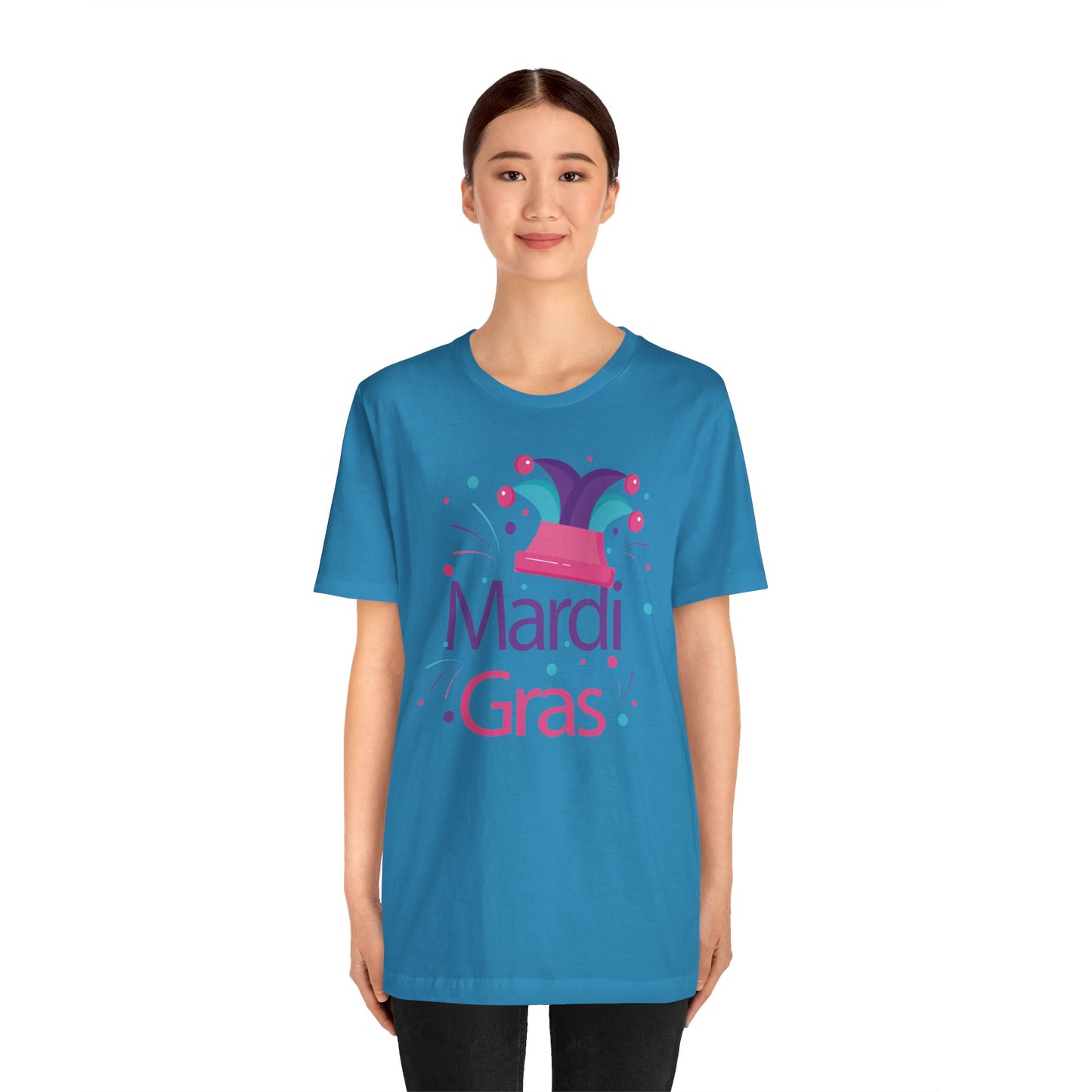 Tee-shirt en coton unisexe pour Mardi Gras