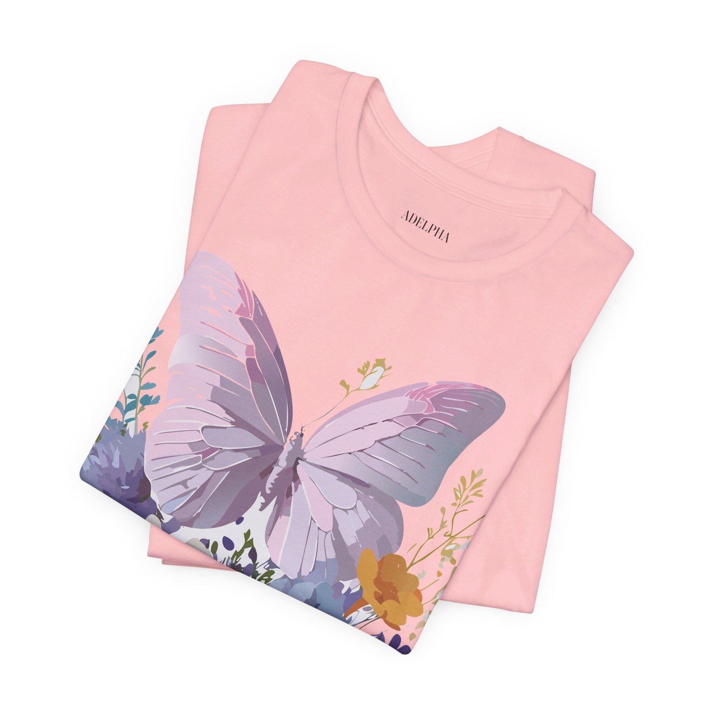 Adelpha Graphic Butterfly Unisex Short Sleeve Graphic Tee Art Design