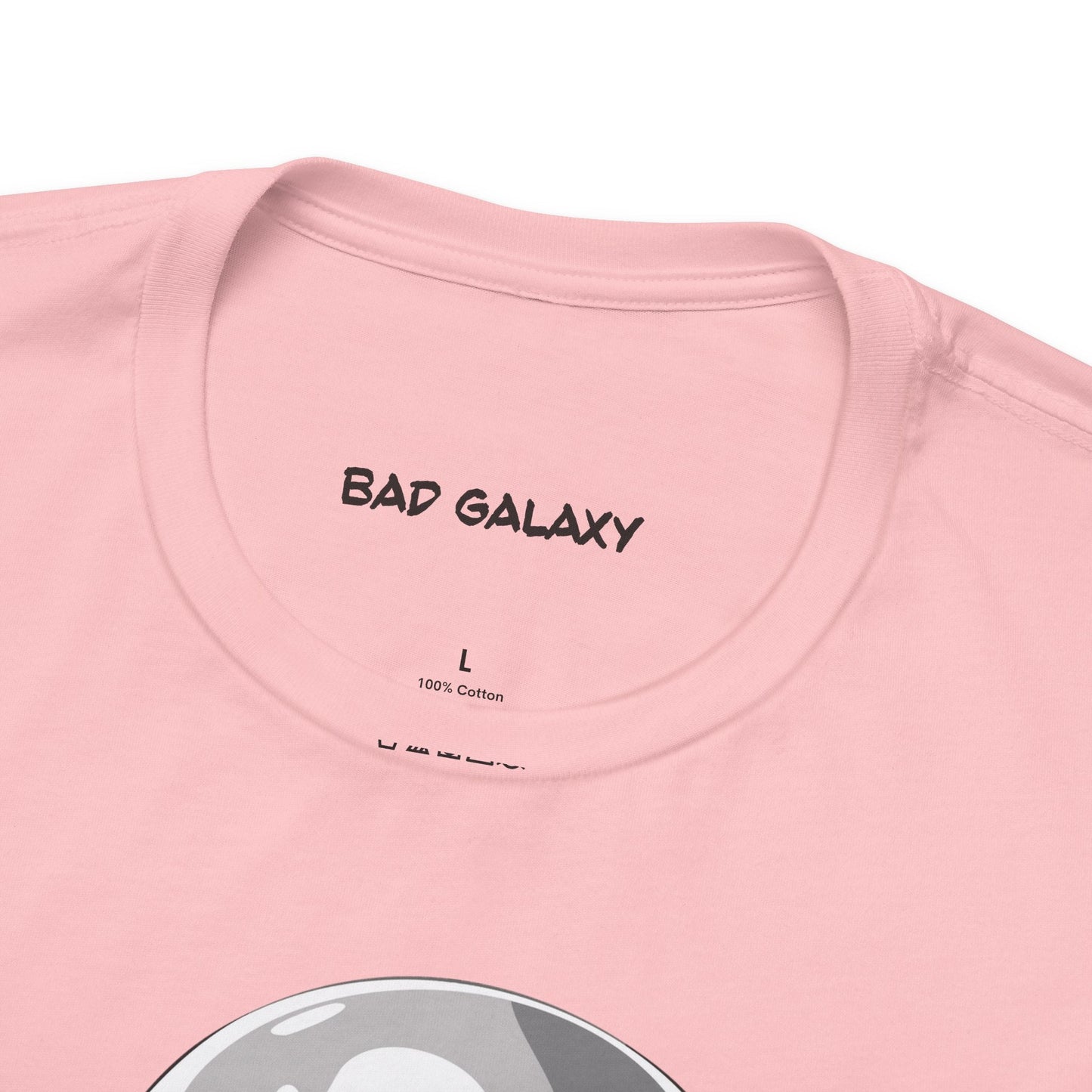 Bad Galaxy Alien Tee Shirt Made To Order 100 Percent Cotton Lightweight Eco Friendly Inks