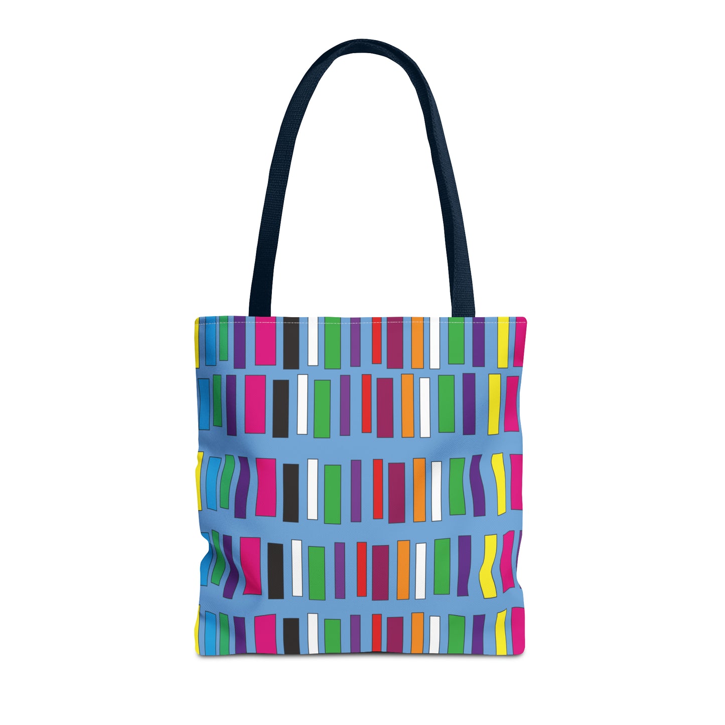 Canvas Bag with Abstract Prints