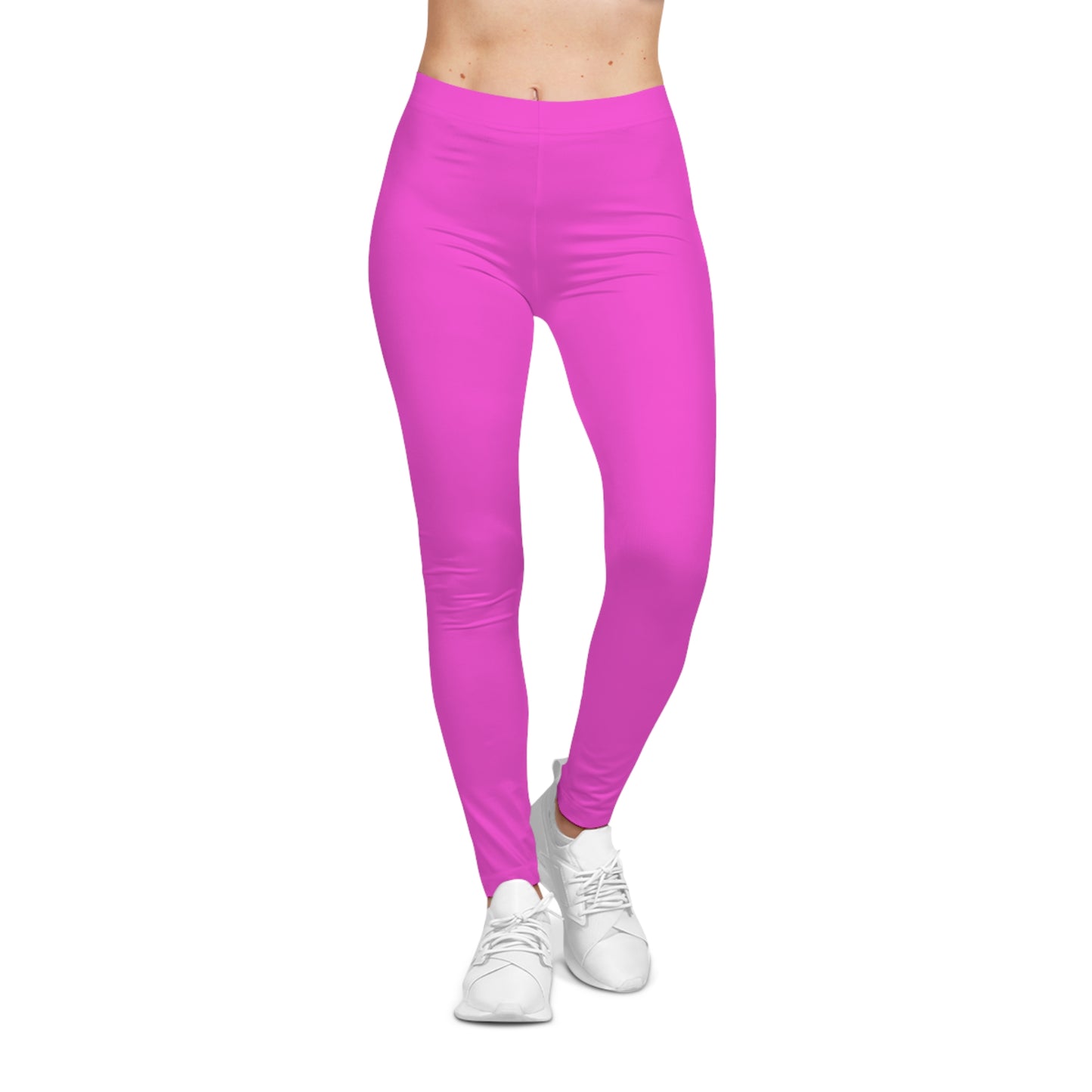 Cotton Bloom Color Women's Poly-Span Casual Leggings XS-2XL