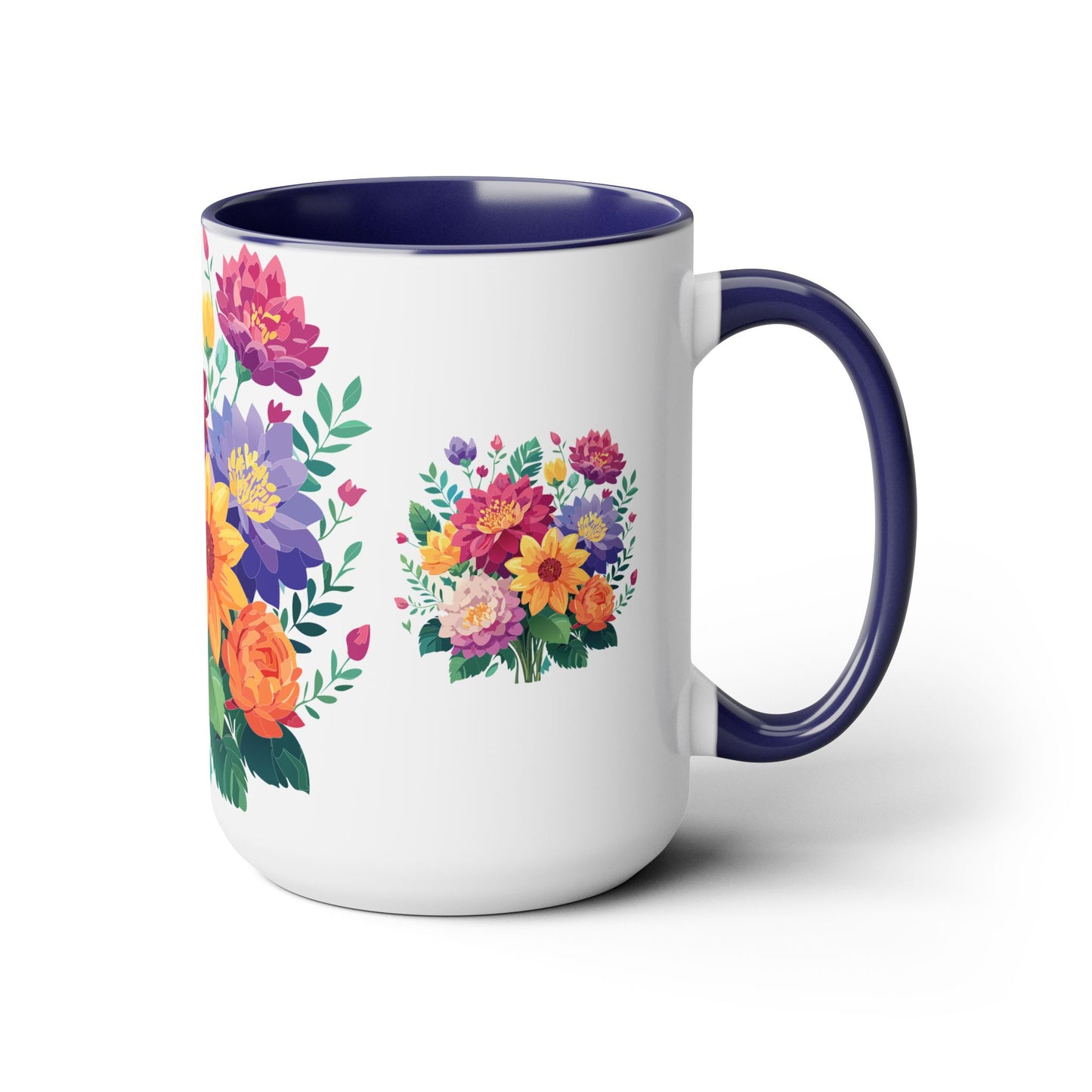 Floral Mug, Floral Cup
