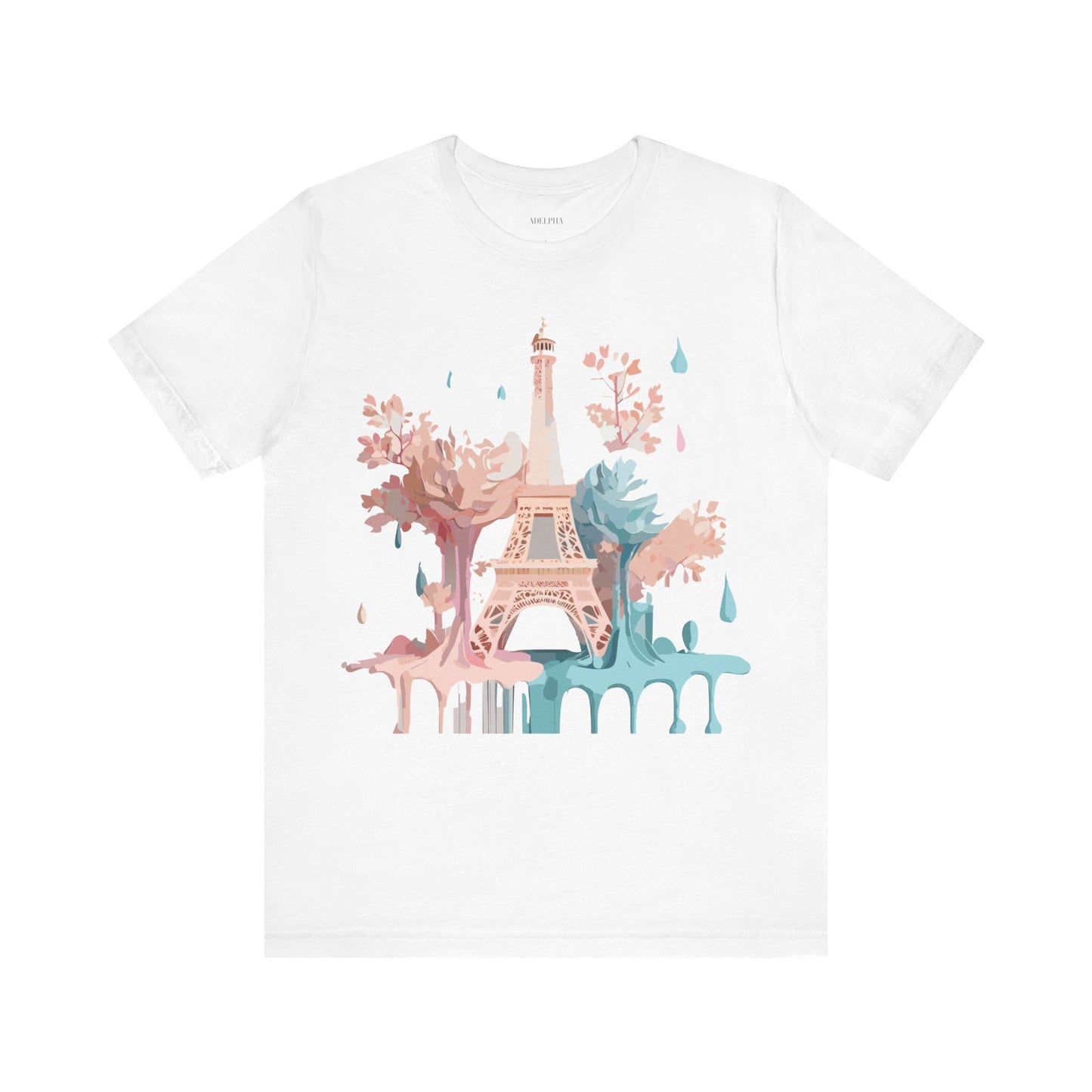 Paris Tourist Shirt Graphic Tee Unisex Vintage Inspired Art Adelpha Premium Quality
