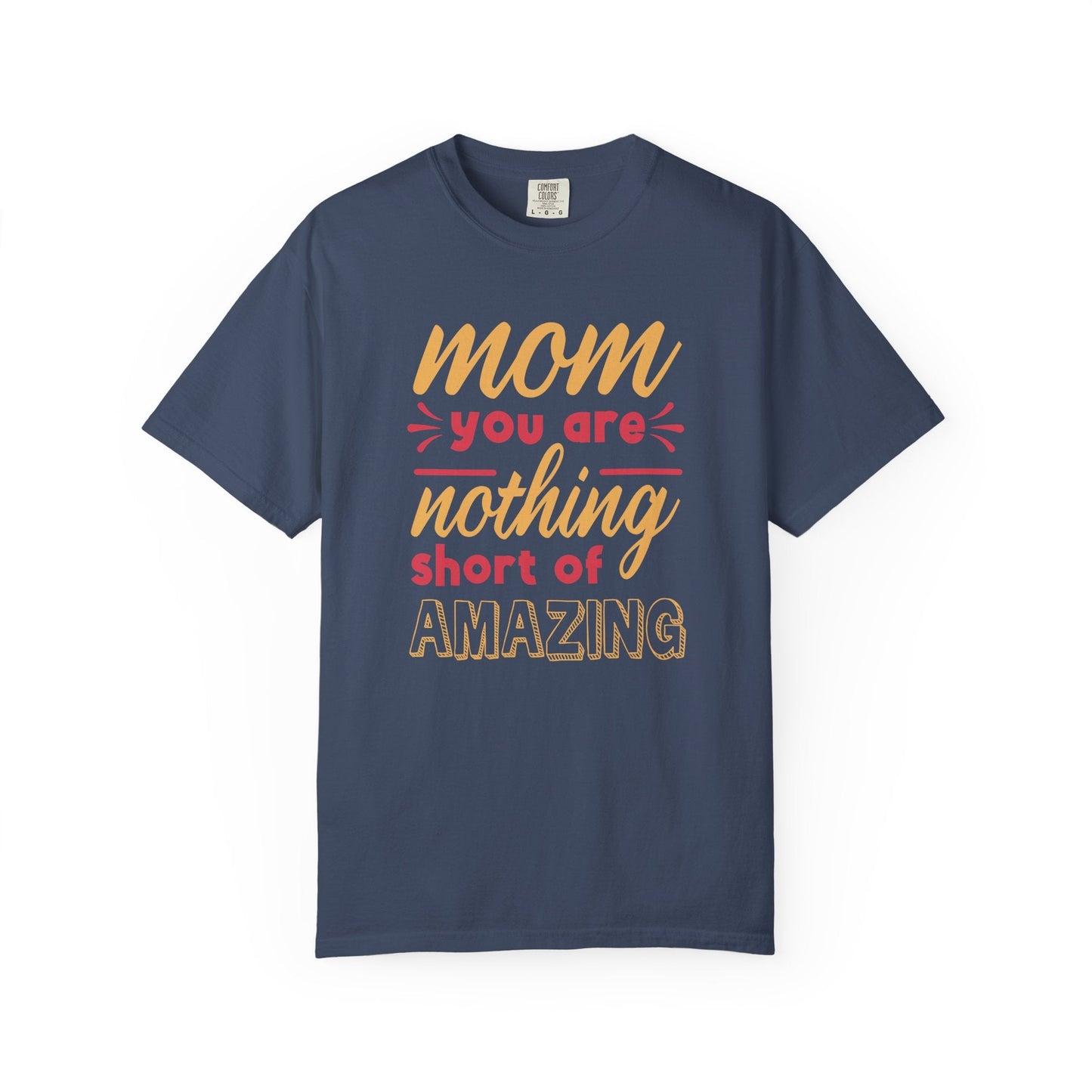 Mom T-shirt Mother's Day Mama Tee Unisex Comfort Colors Garment-Dyed Cotton h21
