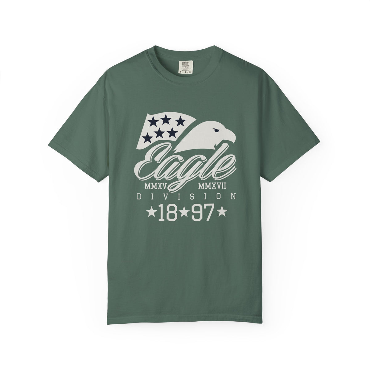 Bald Eagle Division Retro College League Unisex Comfort Colors Garment-Dyed Heavyweight 100 Cotton Art Design T-Shirt w16