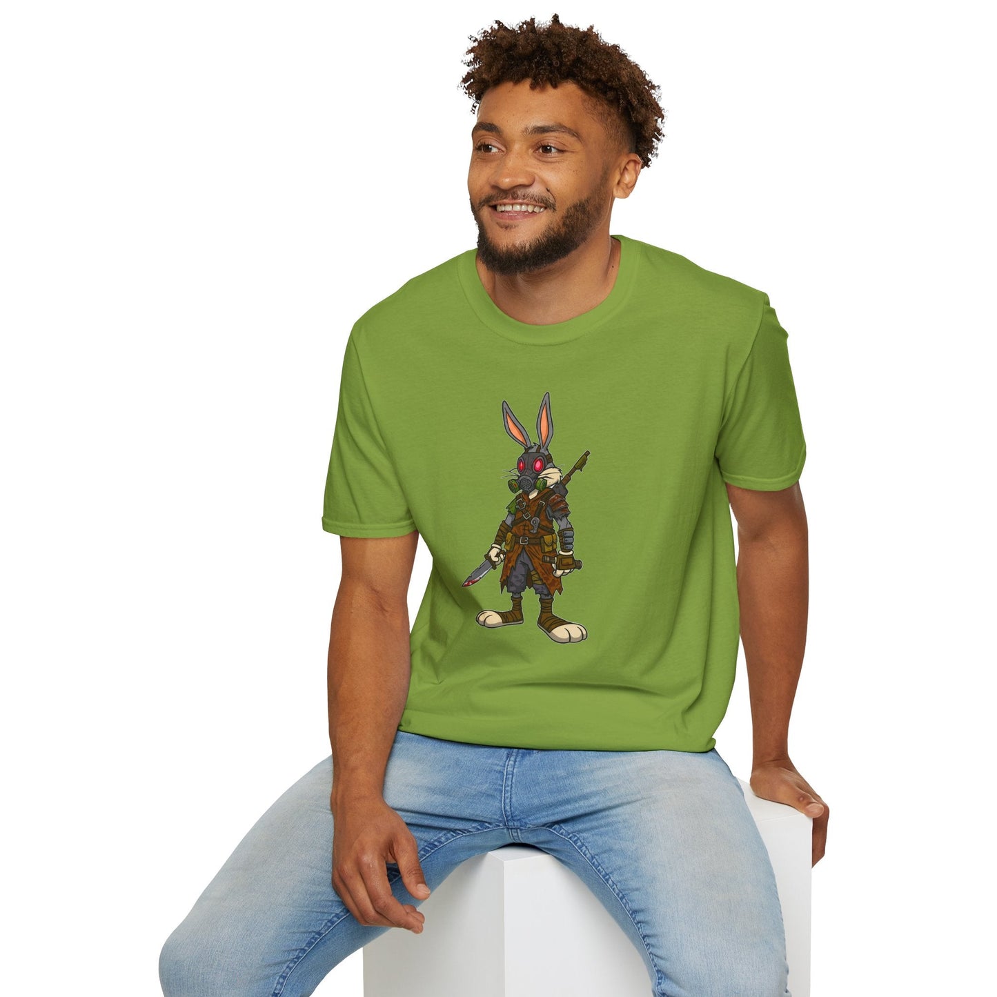 Bugs Bunny T Shirt Unisex Cartoon Tee 100 Percent Cotton Softstyle 64000 With Classic Animation Art