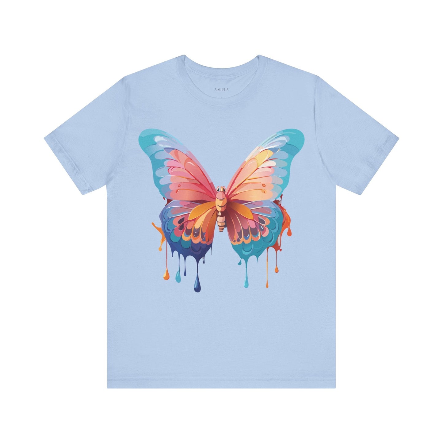 Butterfly Graphic Tee By Adelpha Unisex Short Sleeve Jersey Shirt