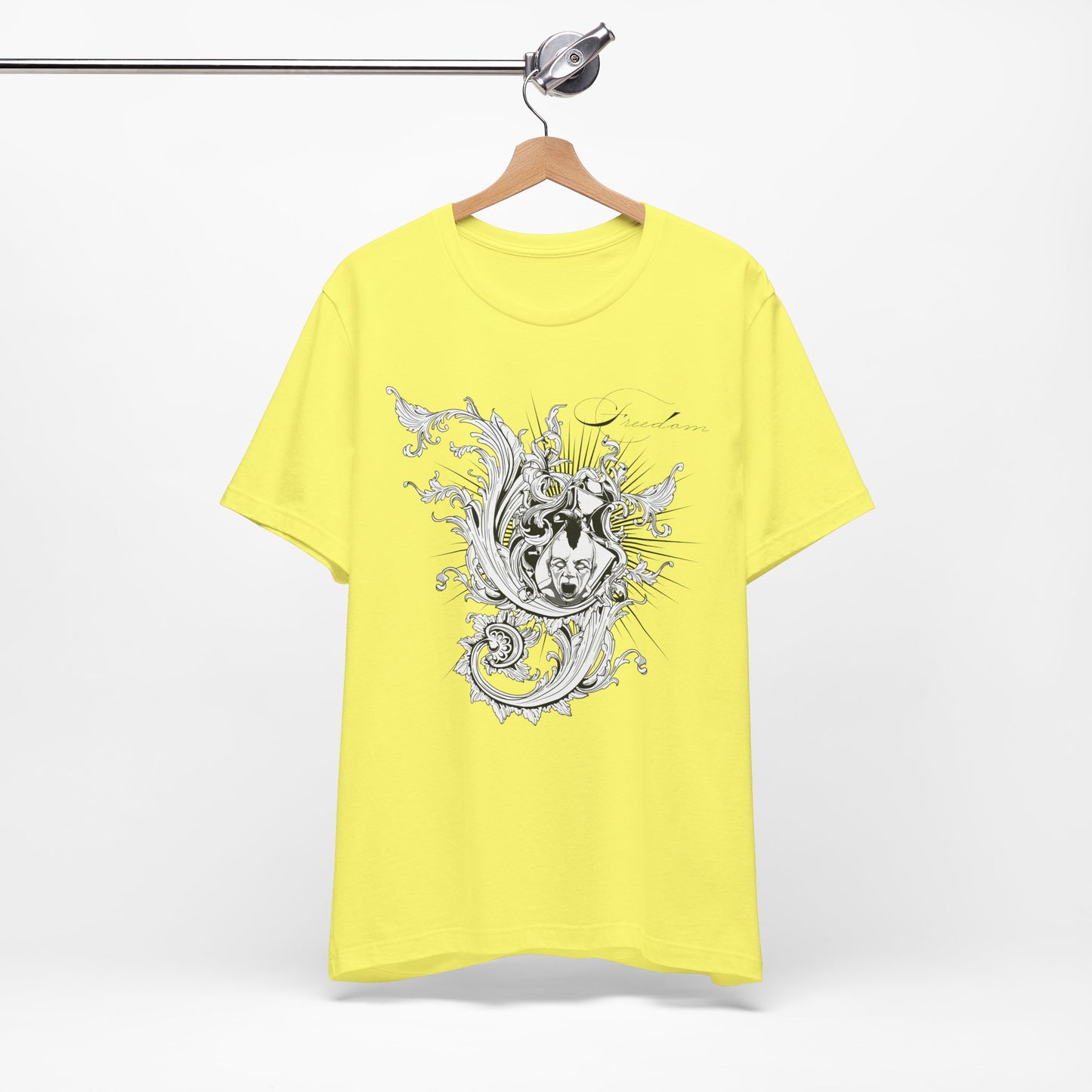 Freedom Art Design Tee, Artistic Tee, Graphic T-Shirt, Music Tees, Artistic Music T-Shirt, Vintage Top