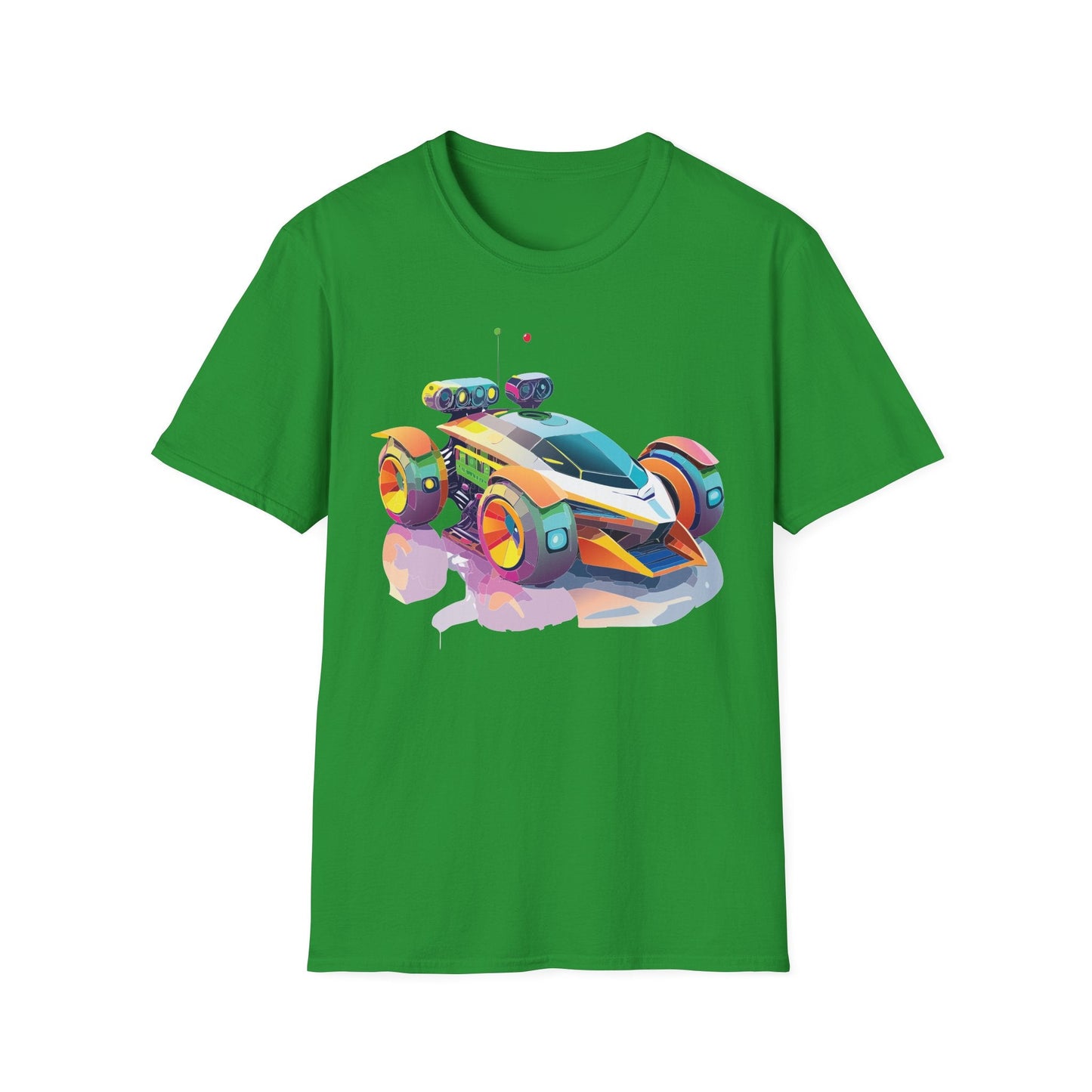 Car T Shirt Unisex Softstyle Tee With Cars Art Design Hot Wheels Edition Premium Cotton