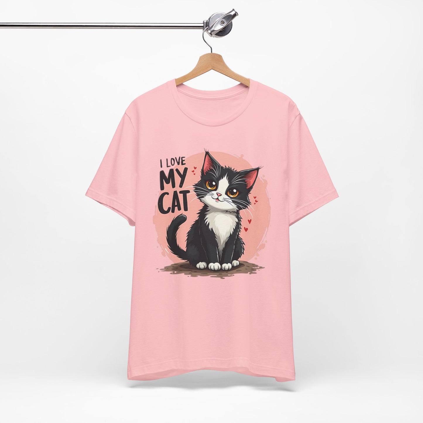 I Love My Cat Shirt, Cat Tee Shirt, Funny Kitty T-Shirt, Kitty Top, Animal Tees, Funny Animal T-Shirt, Graphic Tee