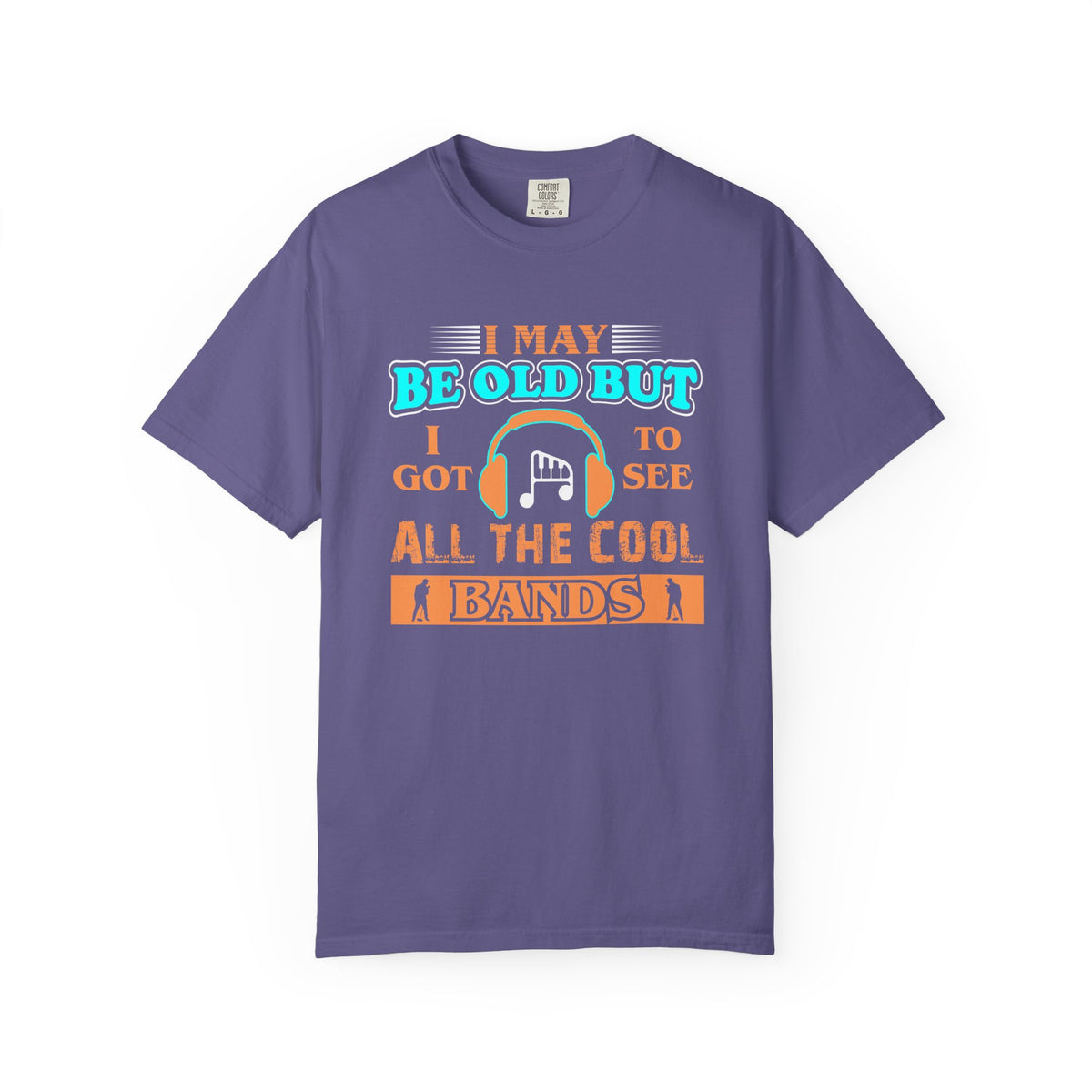 To See All The Cool Bands T-Shirt Vintage Concert Graphic Unisex Cotton Tee 061