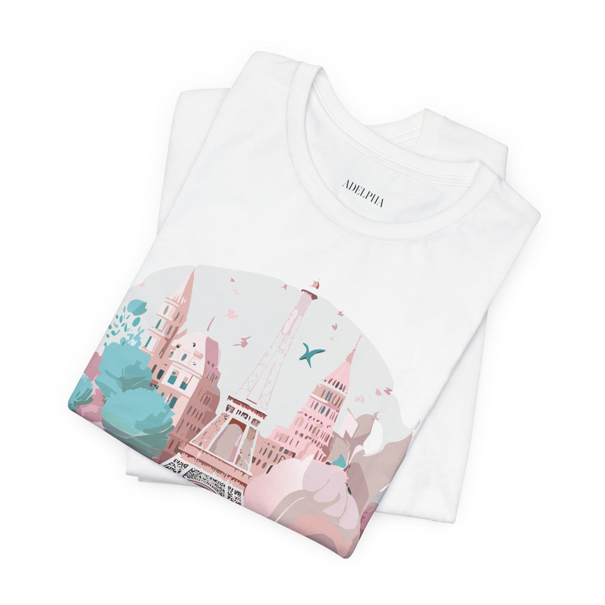 Unisex Cotton Bella+Canvas Tee with Paris
