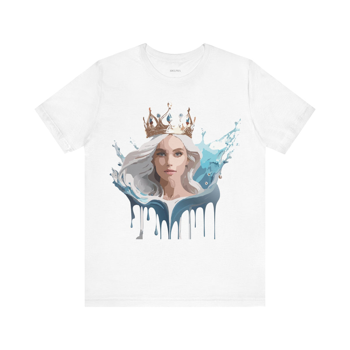 Queen Graphic Unisex Cotton Bella+Canvas Tee with Art Design m180