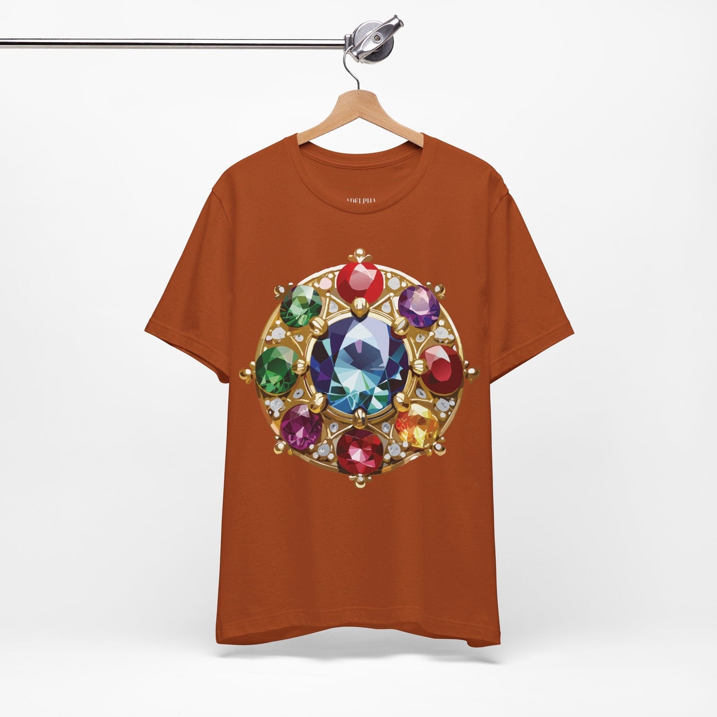 Jewelry Graphic Unisex 100 Cotton Vintage Treasure Art T-Shirt 39