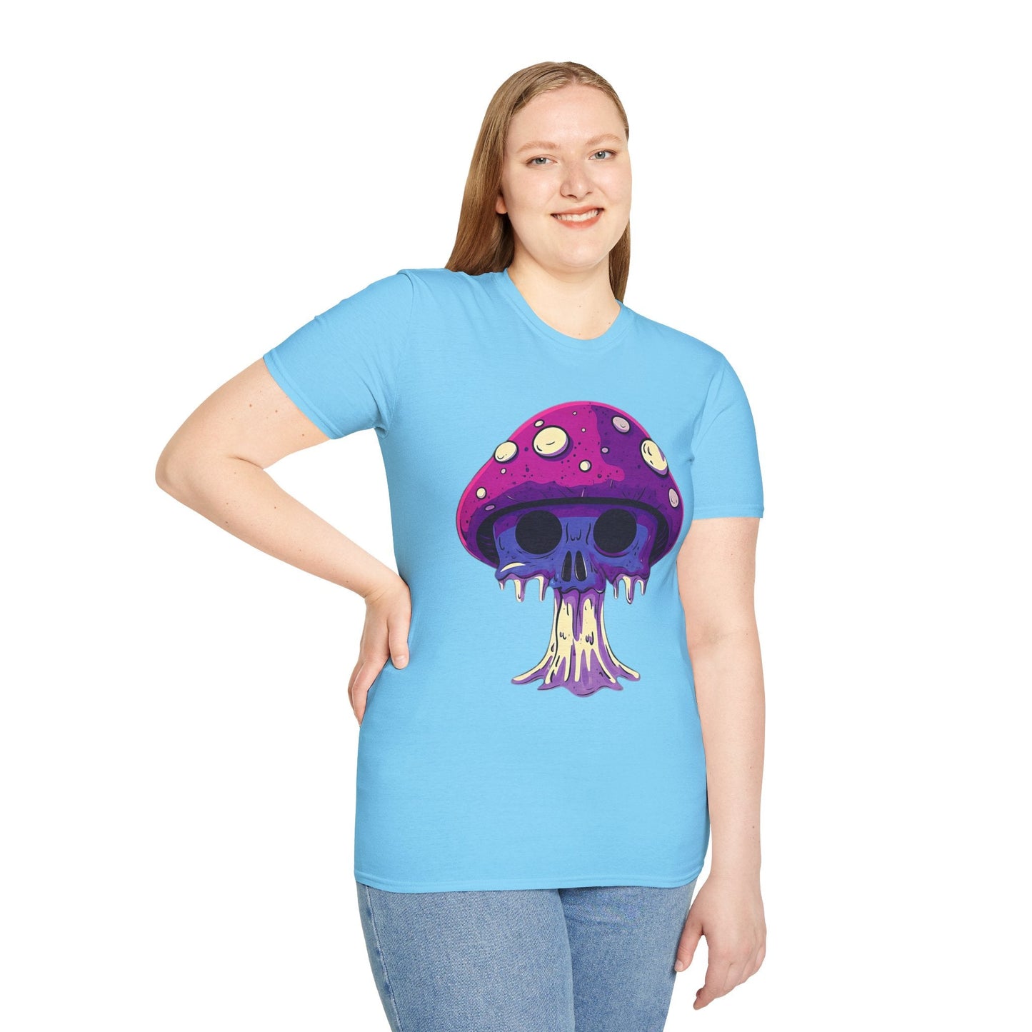 Mashroom Tee Shirt Unisex Funny Mashroom Graphic Softstyle Tee Gildan 64000 Quality Cotton