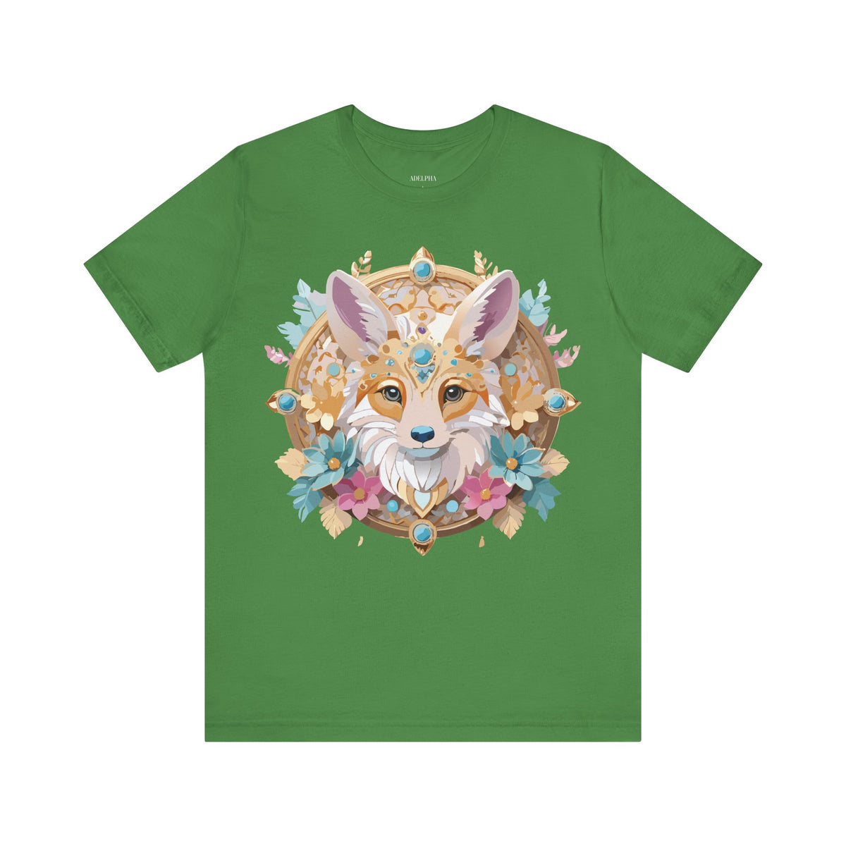 Medallion Graphic Unisex Cotton Bella+Canvas Tee with Art Design d67