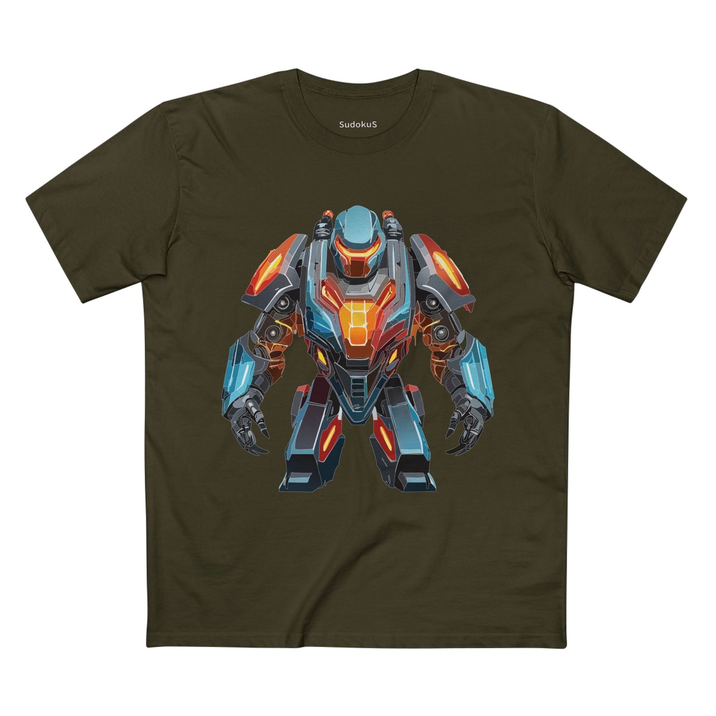 Cyborg Robot Graphic Unisex 100 Cotton Staple Tee 19