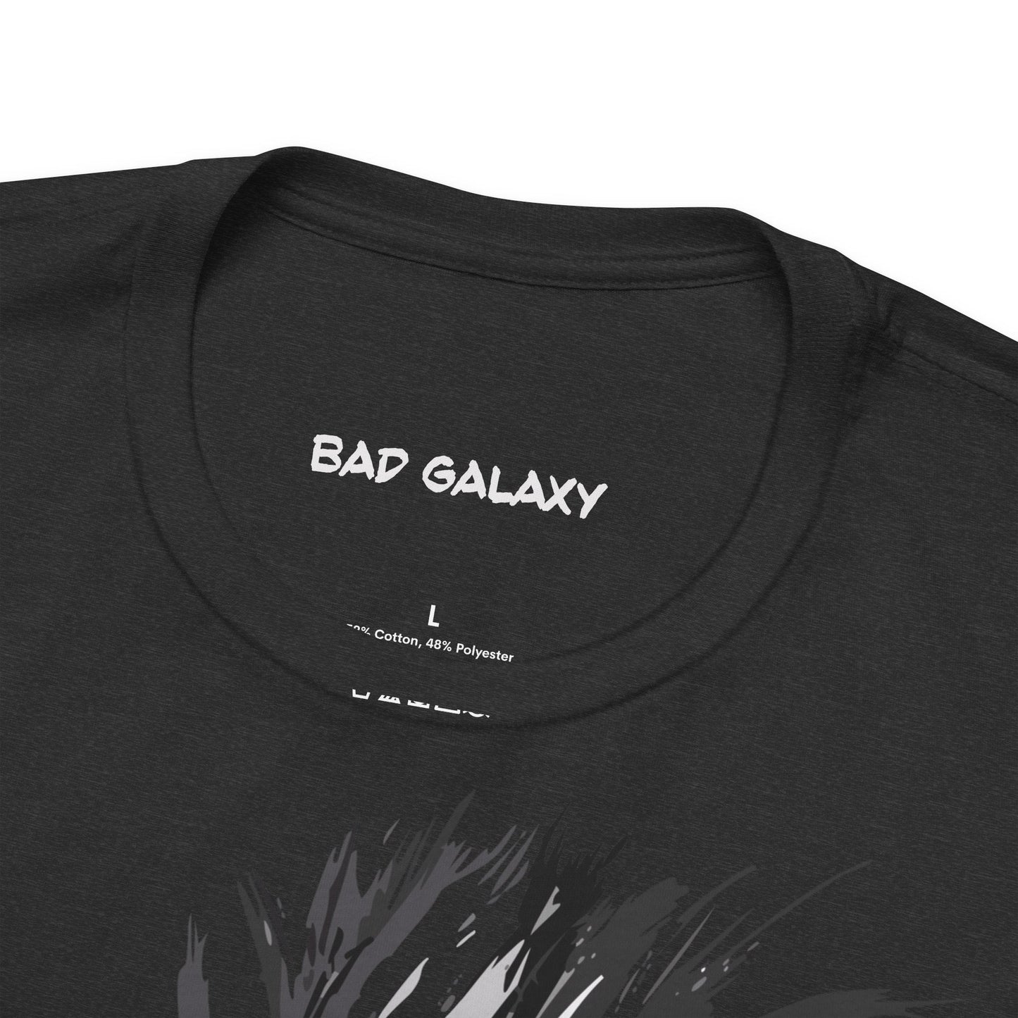 Punk Rock Tee Shirt From Bad Galaxy Made To Order 100 Percent Cotton Eco Friendly Inks