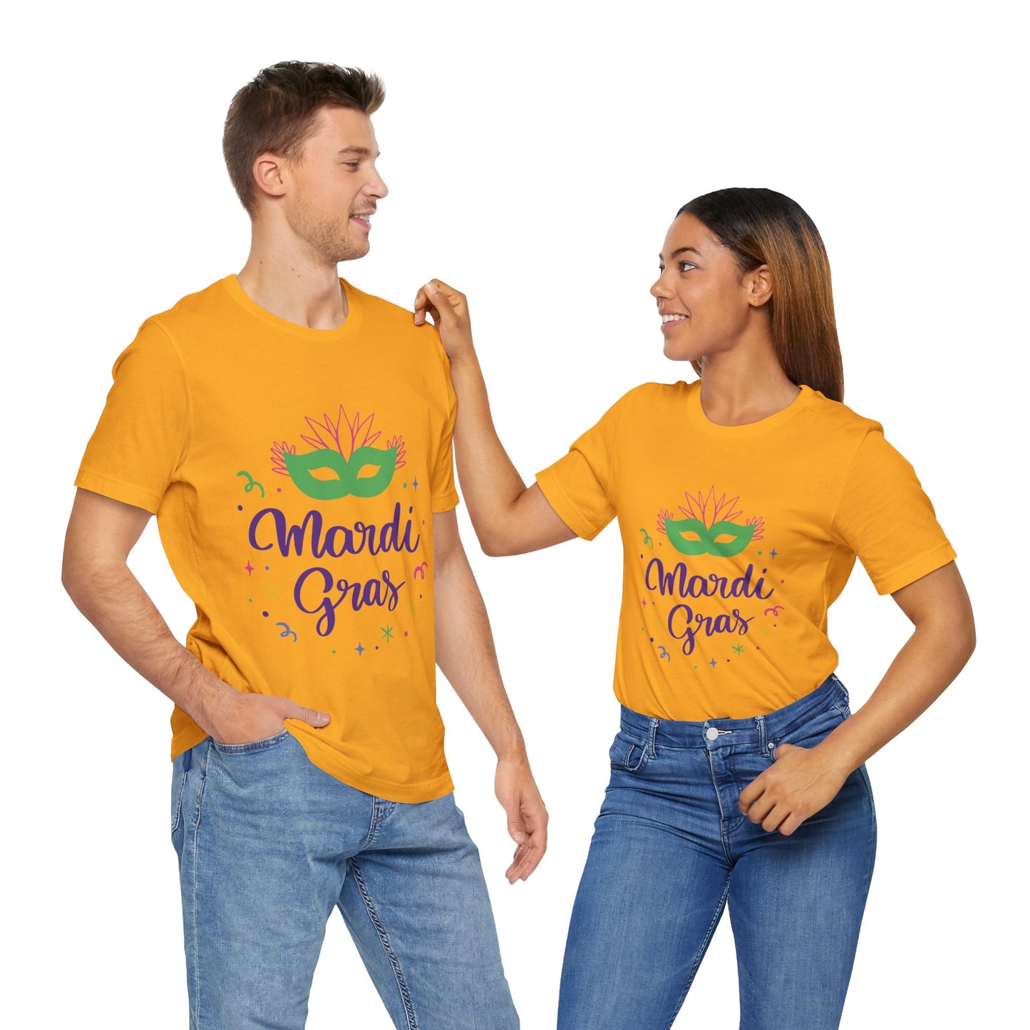 Unisex Cotton Tee Shirt for Mardi Gras