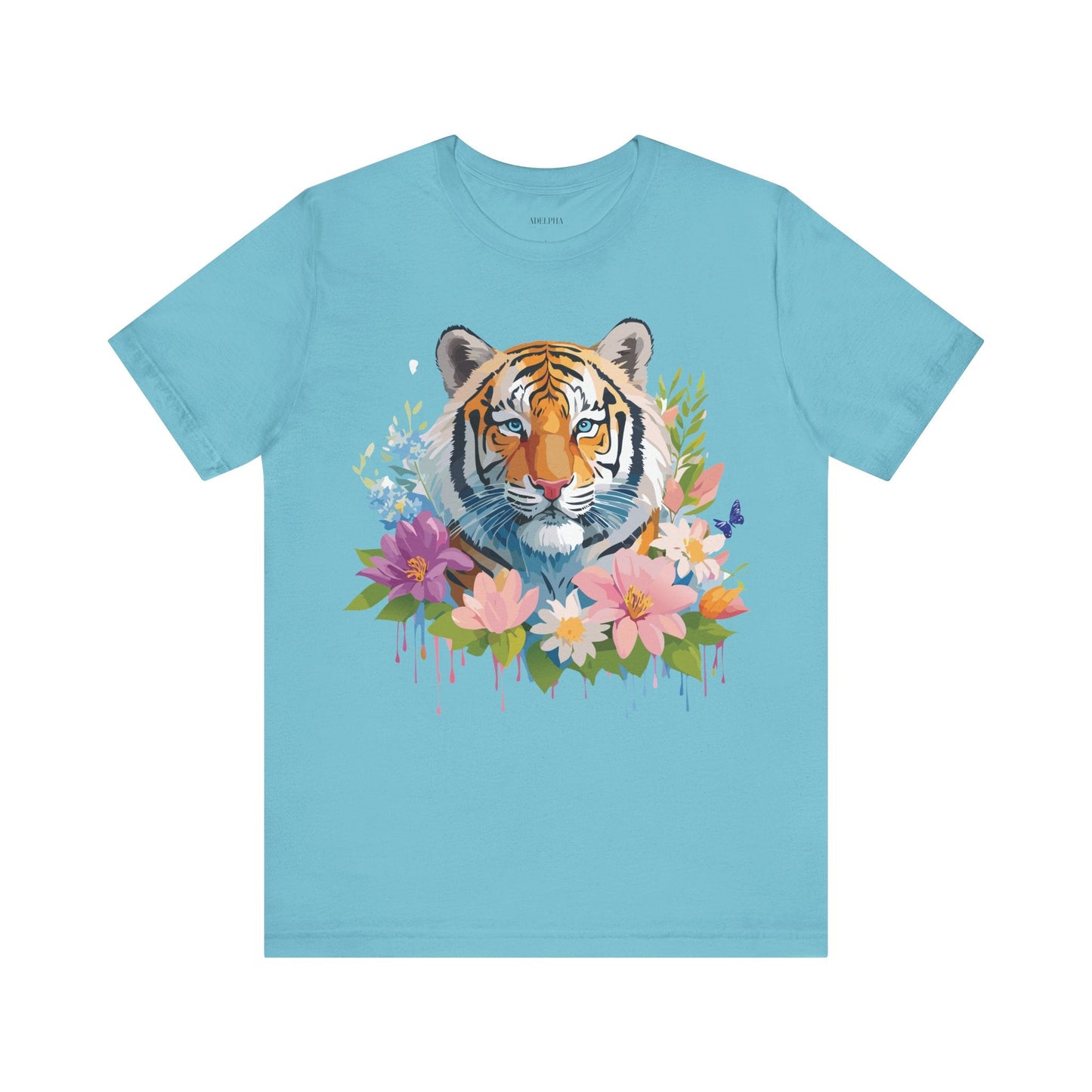 Tiger Graphic Tee Unisex Vintage Inspired Shirt By Adelpha Premium Short Sleeve Edition