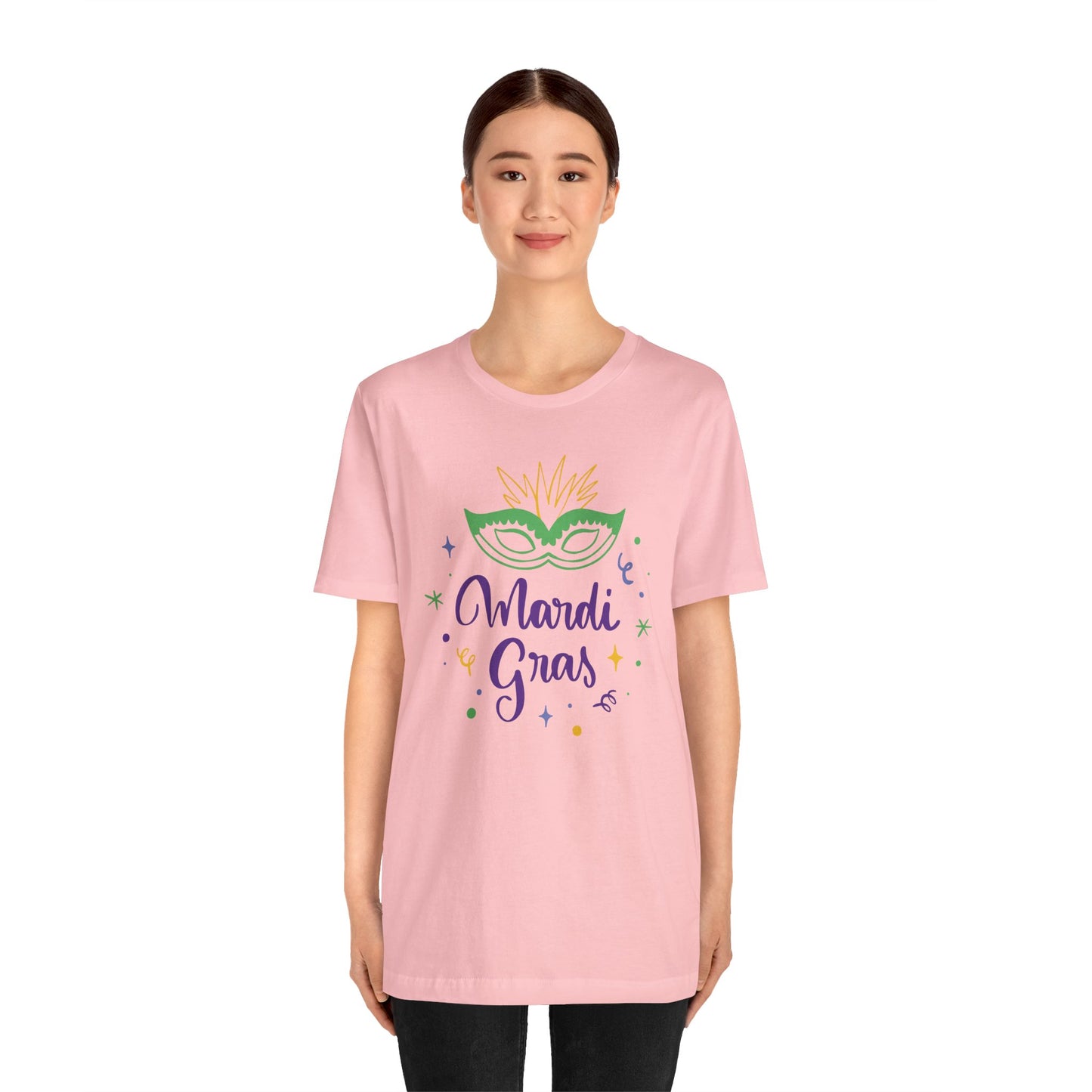 Tee-shirt en coton unisexe pour Mardi Gras