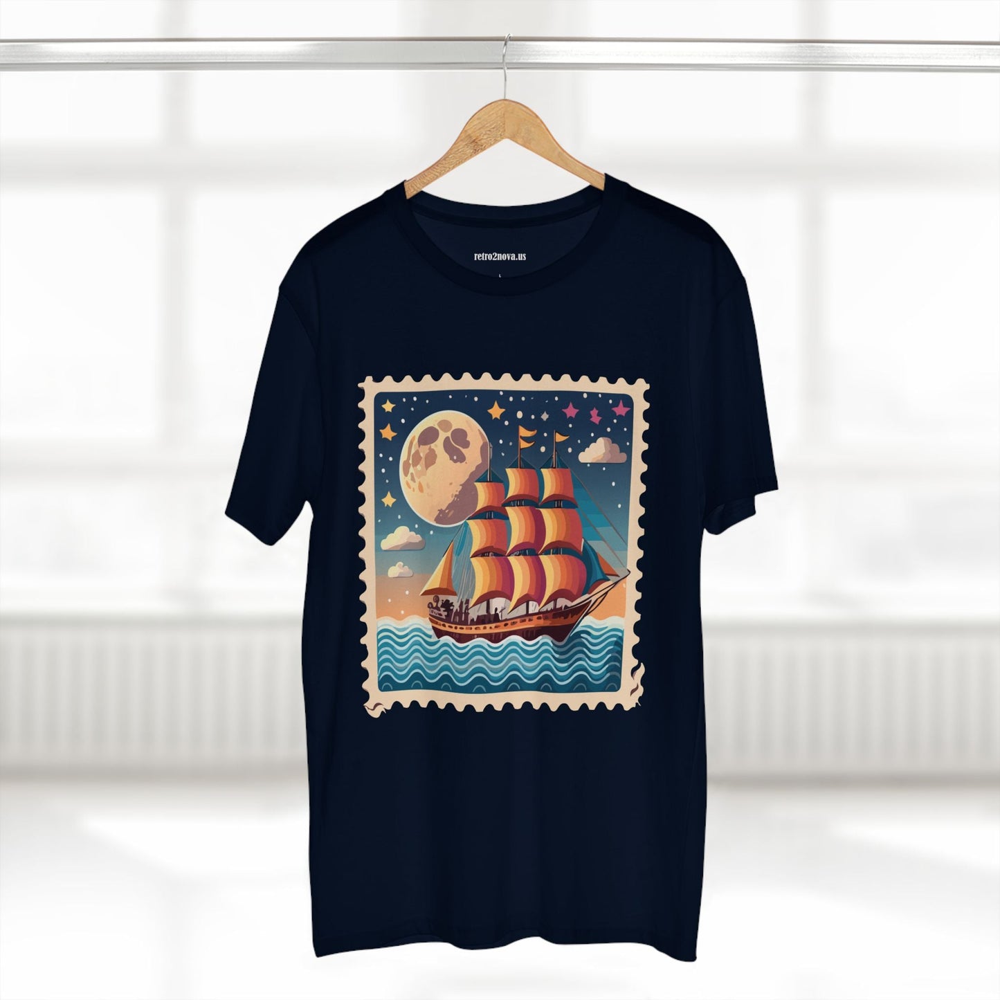 Stamp Shirt Postage Stamp Shirt PS 42 Unisex Premium Cotton Tee With Original Art Design Retro2Nova