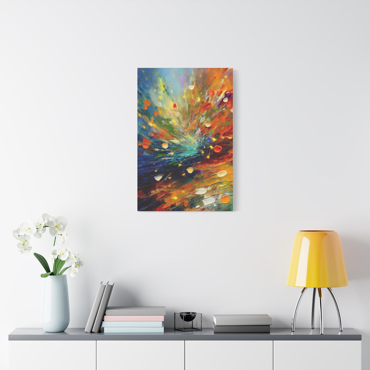 Abstract Oil Painting Print Canvas 20x24,20x30,24x30 24x32,24x36,30x40 32x48,36x48,40x60 Pine-Wood Inner Frame ABS-121