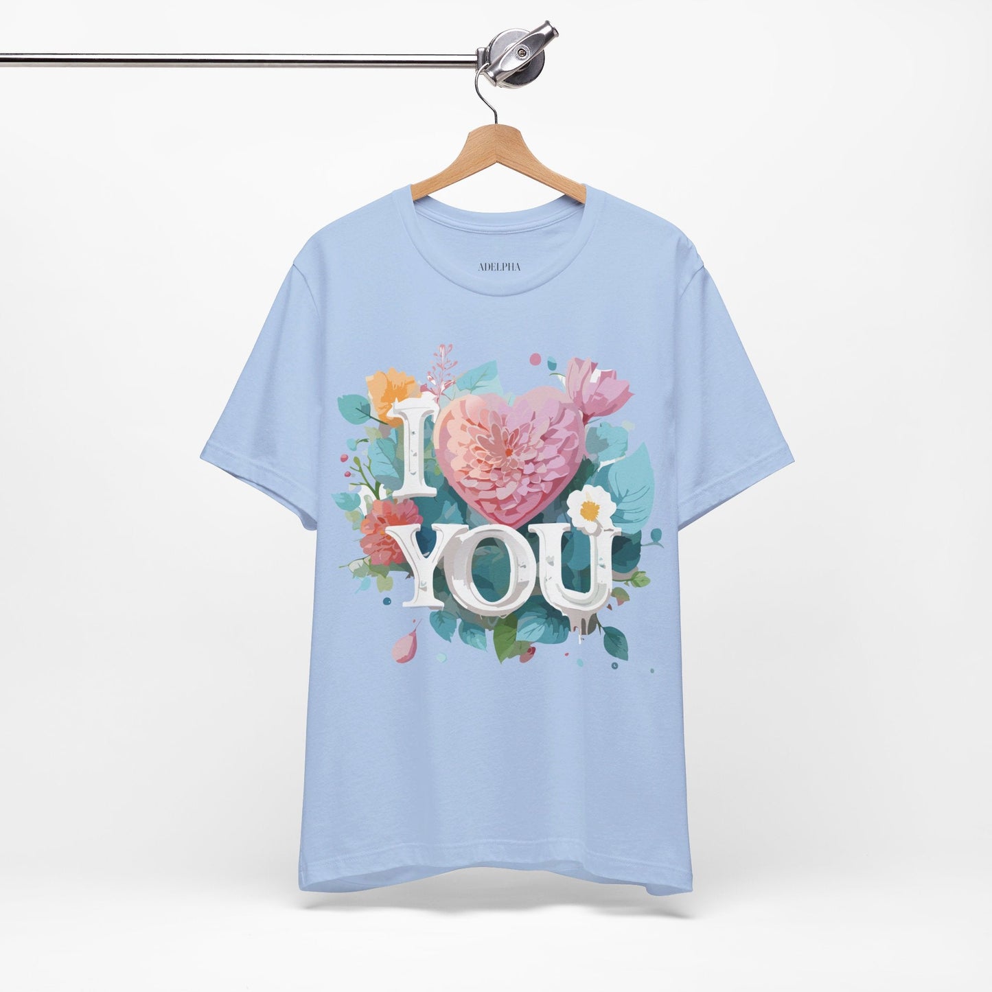 Valentine Graphic T Shirt Unisex Jersey Short Sleeve Tee With Adelpha Artwork Design