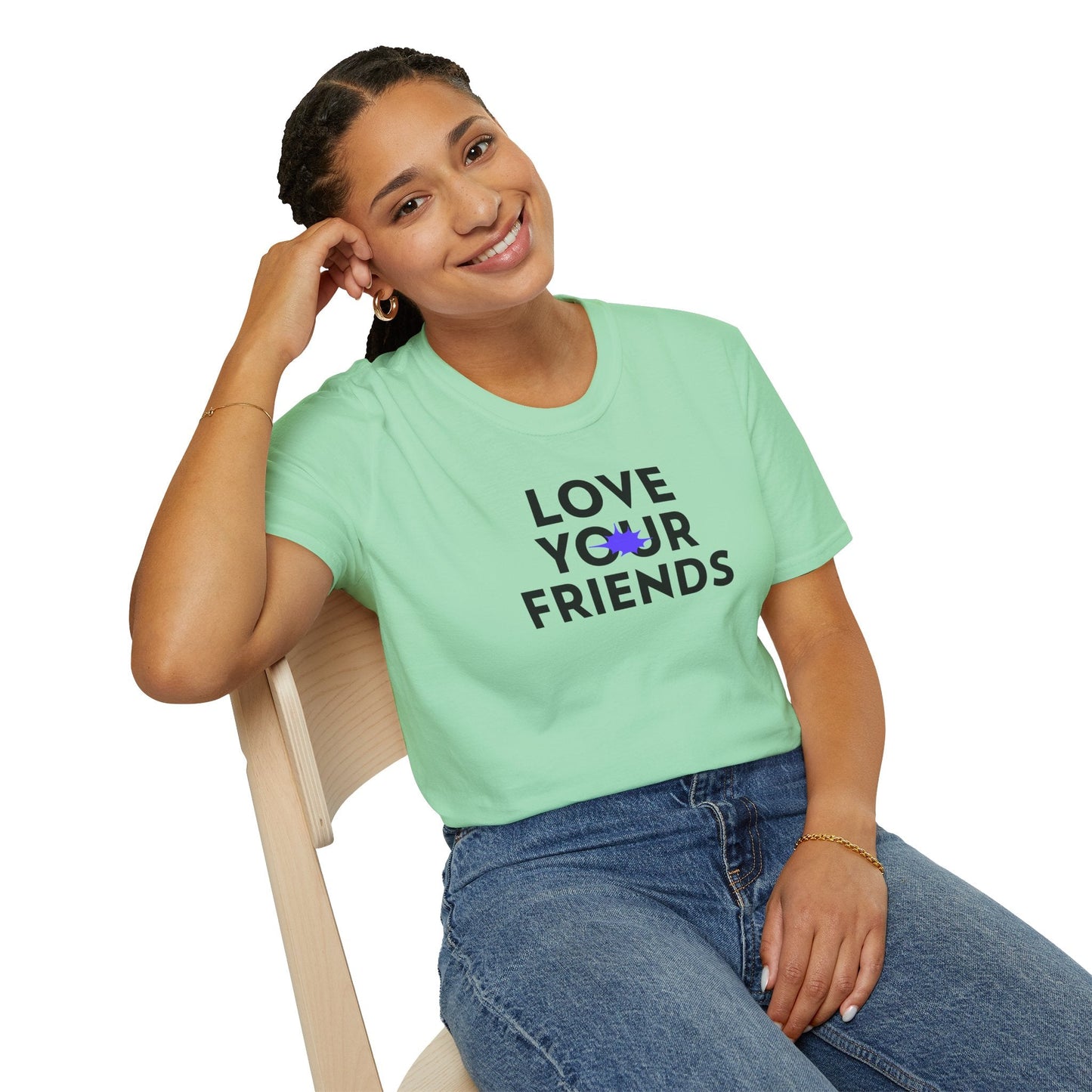 Positive Slogan T Shirts Unisex Gildan Softstyle 64000 Ring Spun Cotton Tee With Positive Quotes