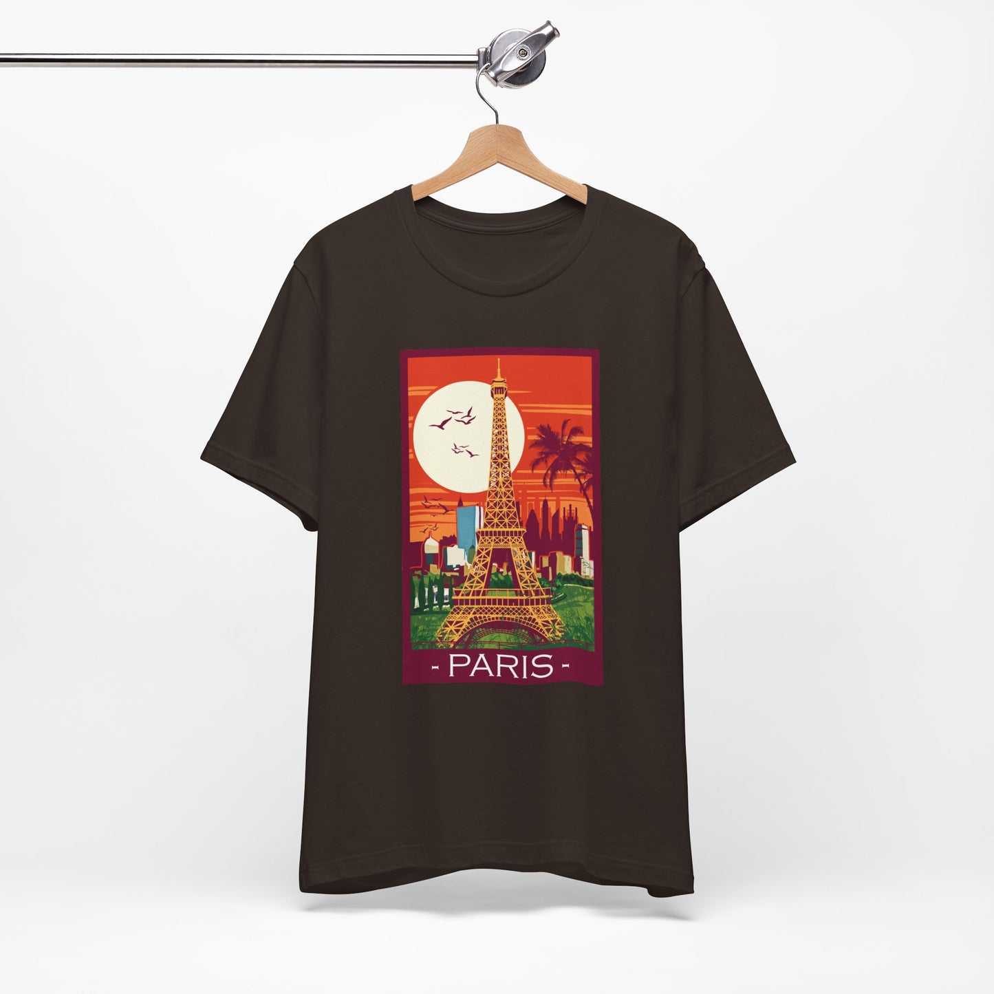 Retro Poster Paris Graphic Design Tee, Paris Shirt, Vintage Tees, Art Design T-Shirt, Graphic Tee, Retro Art Shirts