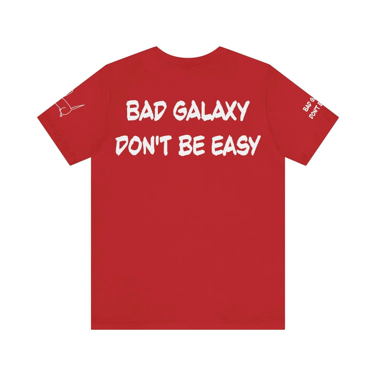 Funny Dog Tee Shirt From Bad Galaxy 100 Percent Cotton Made In USA Eco Friendly Inks