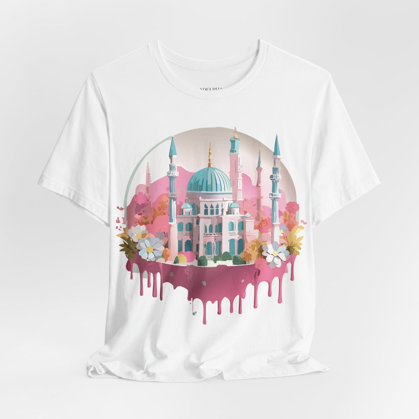 Istanbul Tourist Shirt Unisex Short Sleeve Graphic Tee Vintage Inspired Art Adelpha