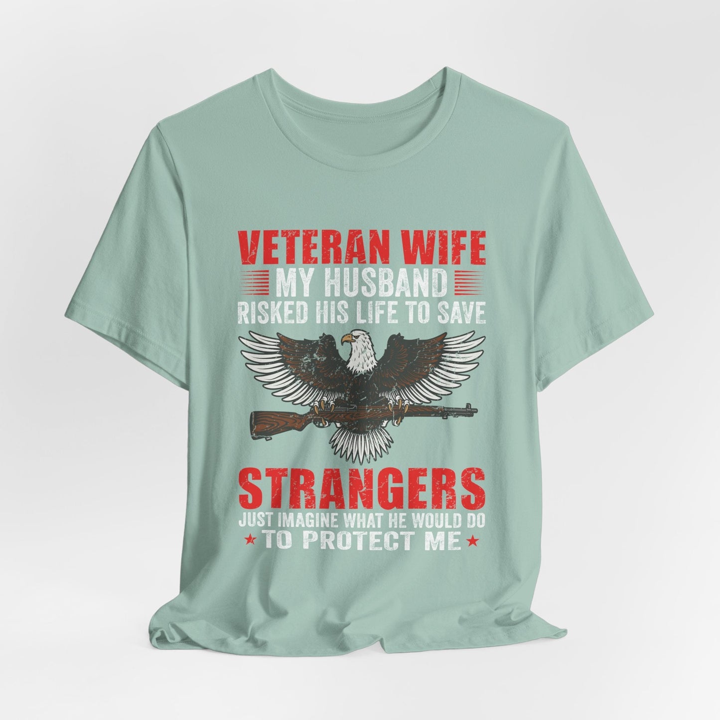 Army Veteran Patriotic Graphic Design Unisex Cotton T-Shirt v40