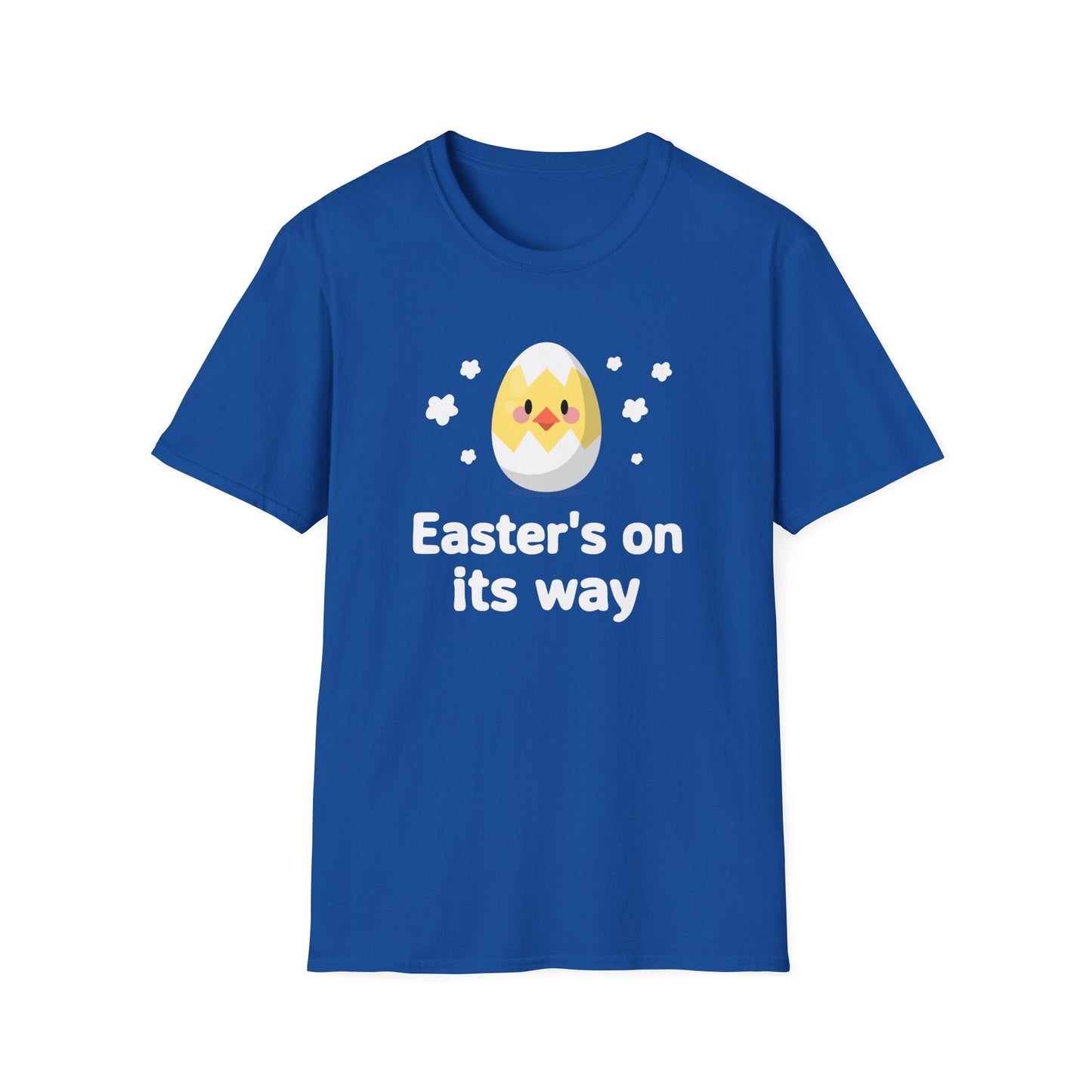 Easter Day T Shirt with Easter Design and Signature Print Unisex Gildan Softstyle Tee One Hundred Percent Cotton