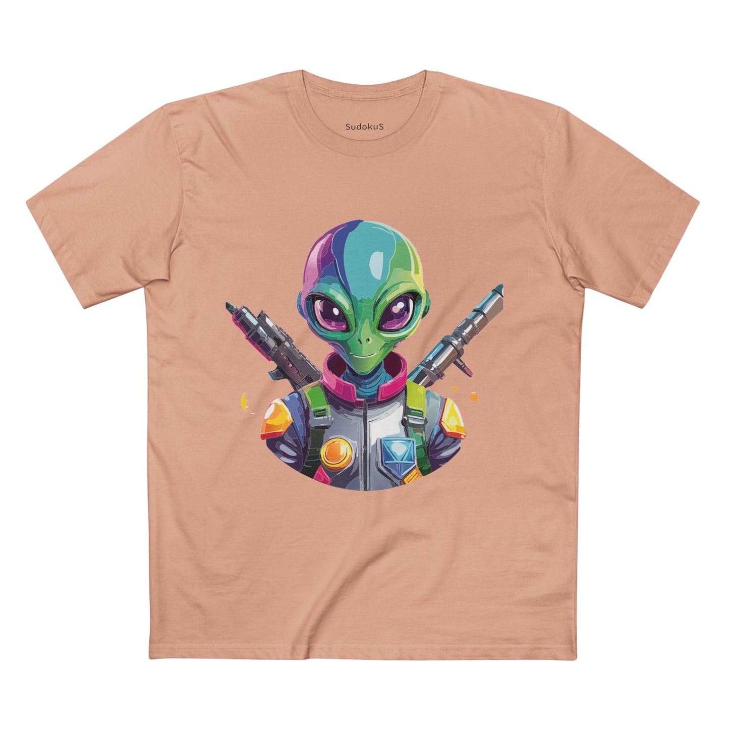 Aliens Graphic Unisex 100 Cotton Staple Tee 57