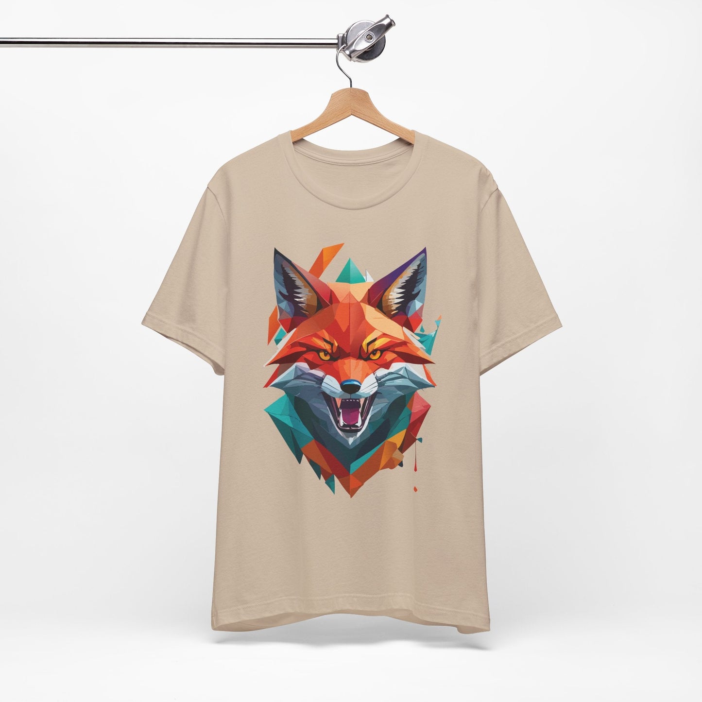 Unisex Animal Print Tee Shirt With Wild Animals Art Design For Men Women Soft Cotton
