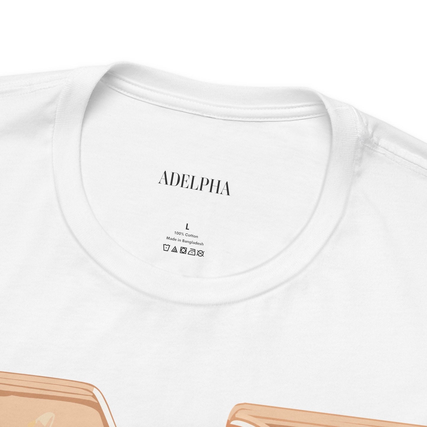 Letter N Shirt Graphic Tee Unisex Jersey Short Sleeve Vintage Style Adelpha Art Design