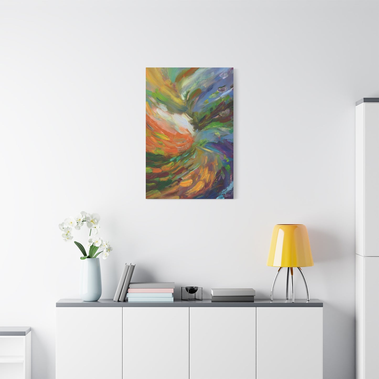 Abstract Oil Painting Print Canvas 20x24,20x30,24x30 24x32,24x36,30x40 32x48,36x48,40x60 Pine-Wood Inner Frame ABS-92