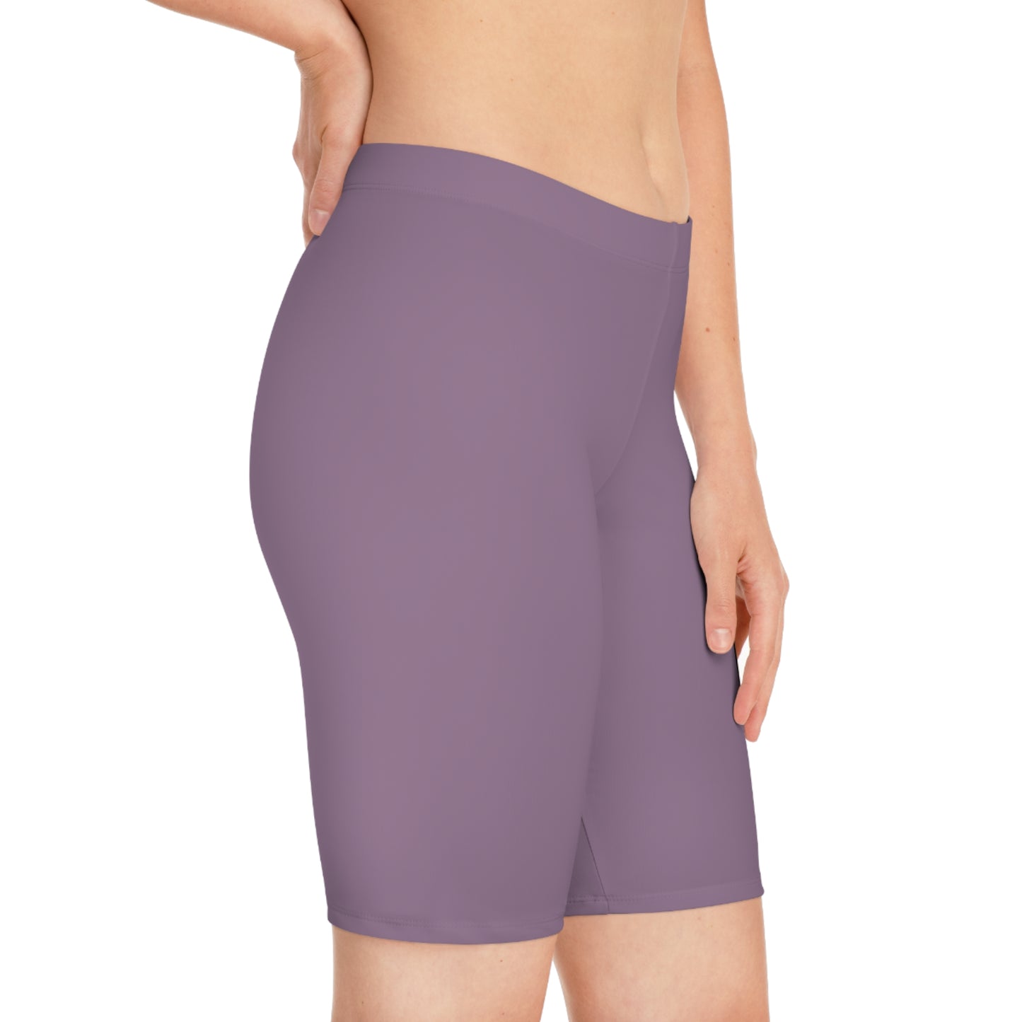 Purple Color Biker Shorts, Purple Biker Shorts 4