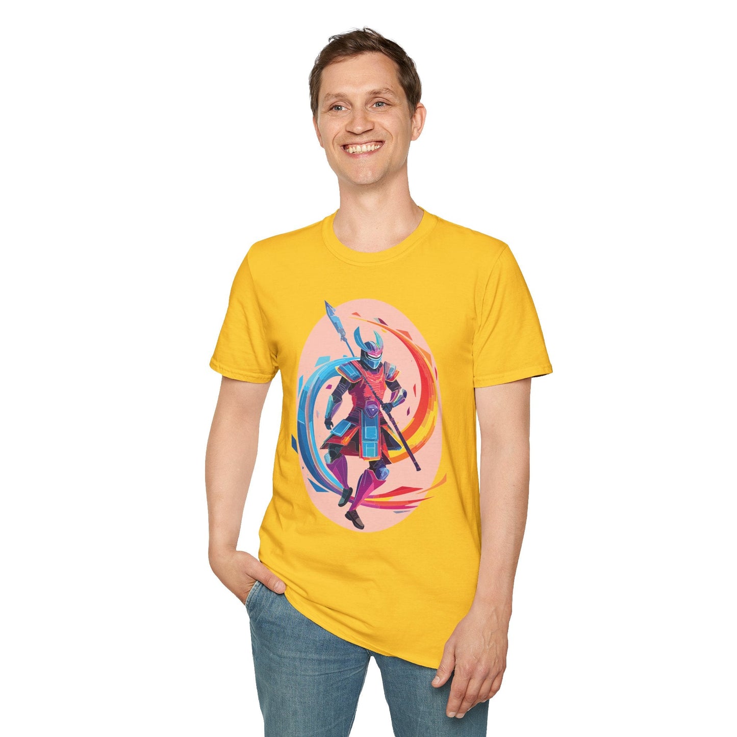 Samurai Shirt Unisex Softstyle T Shirt 64000 Cotton Breathable Everyday Comfort Fit